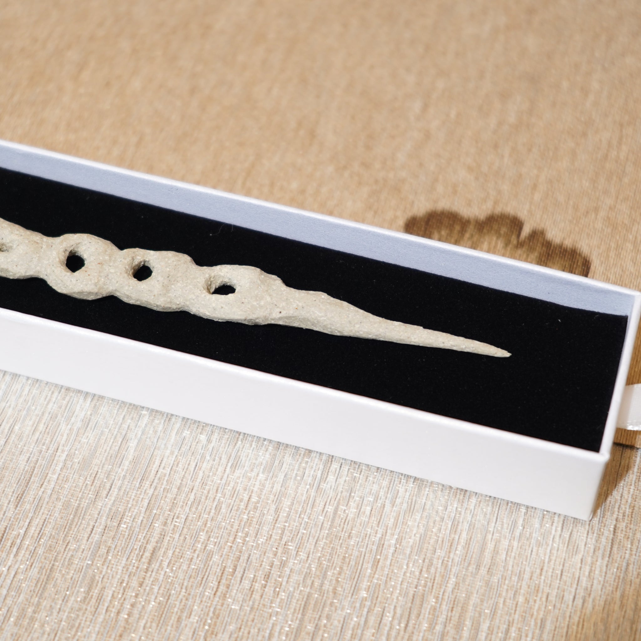 *新品*【雪隱 · 雲骨】全手工雕刻灰陶茶針