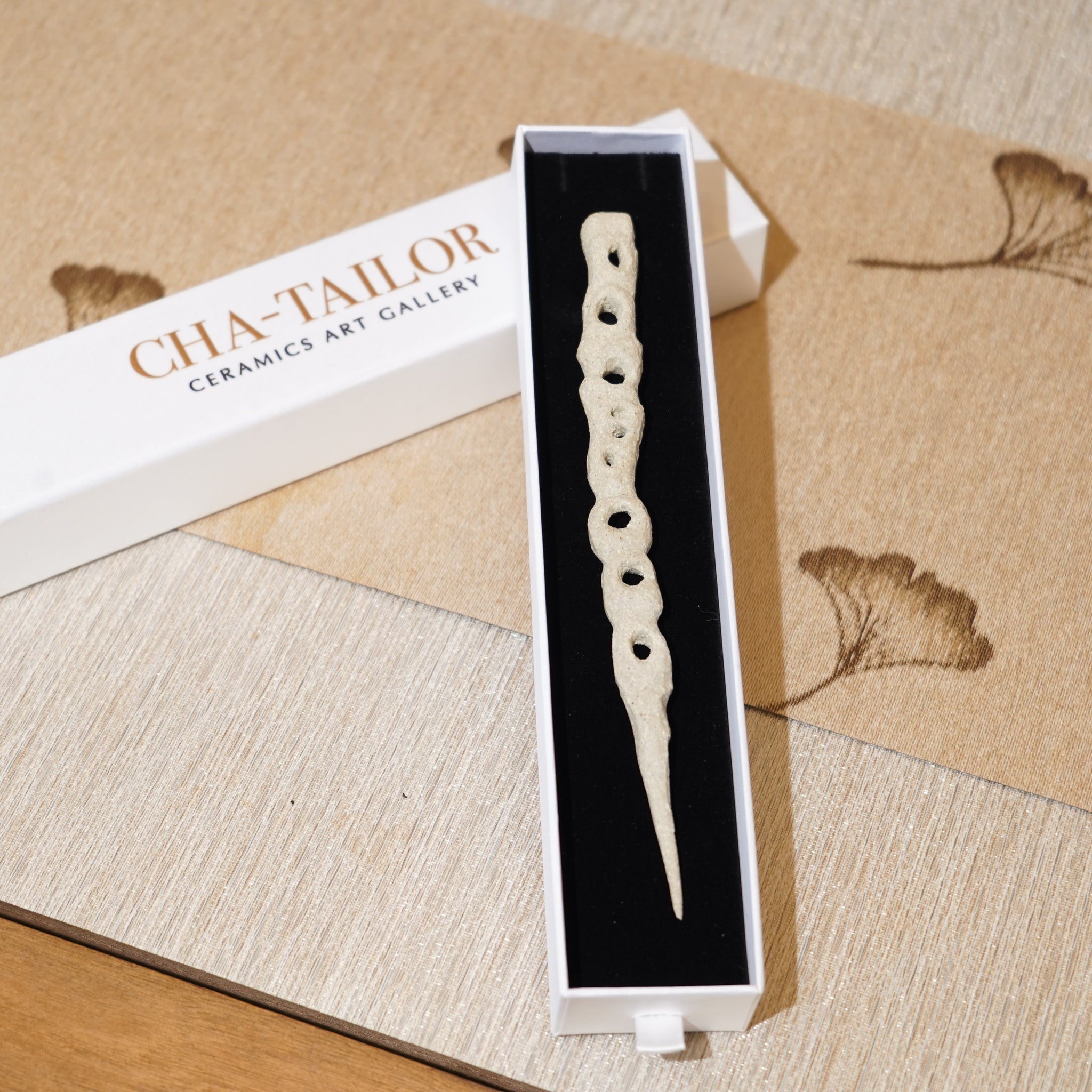 *新品*【雪隱 · 雲骨】全手工雕刻灰陶茶針