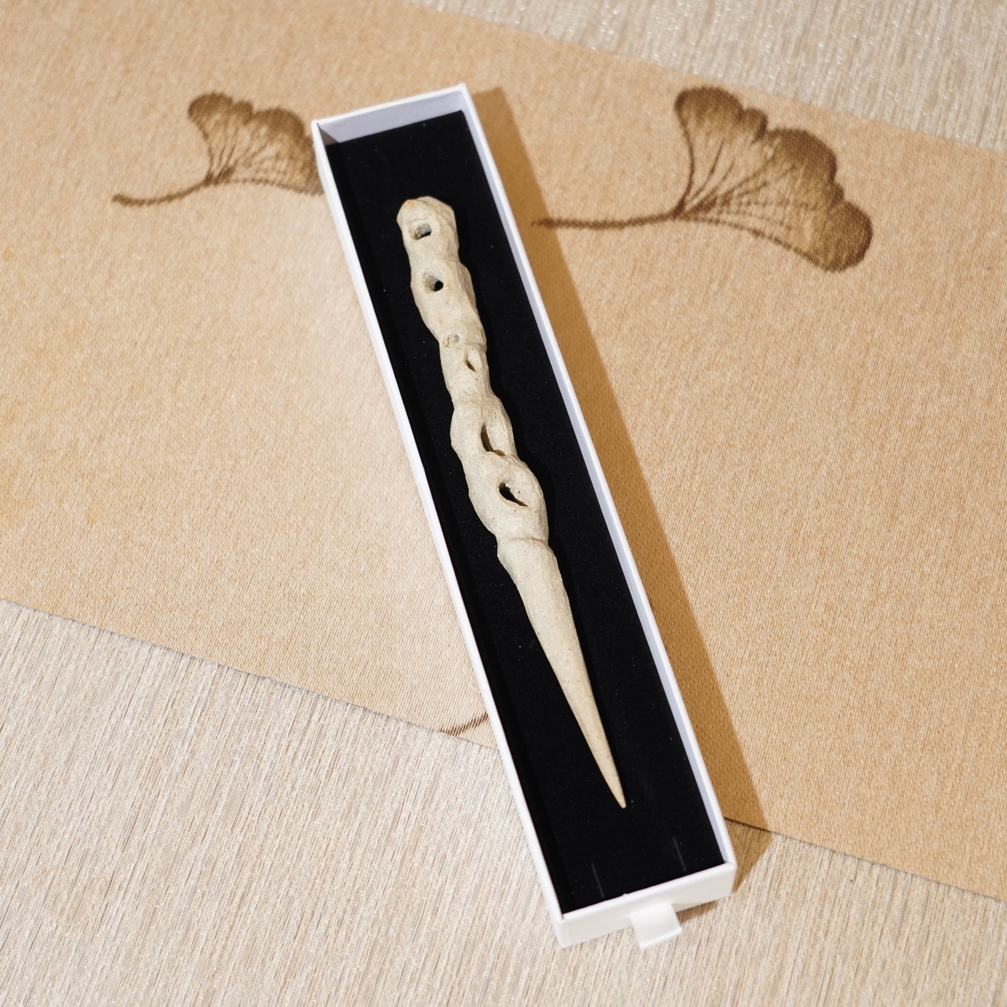 *新品*【雪隱 · 雲骨】全手工雕刻灰陶茶針