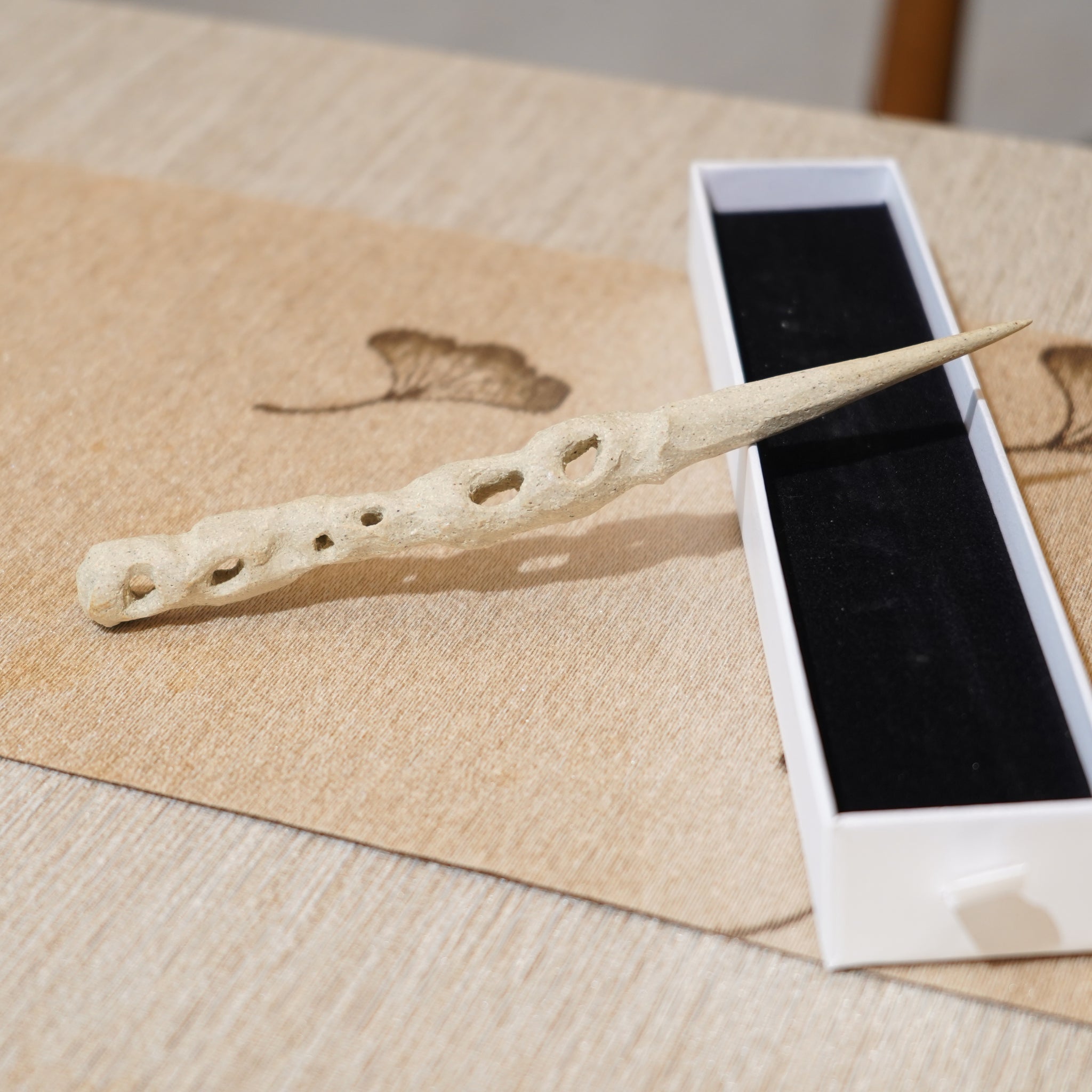 *新品*【雪隱 · 雲骨】全手工雕刻灰陶茶針