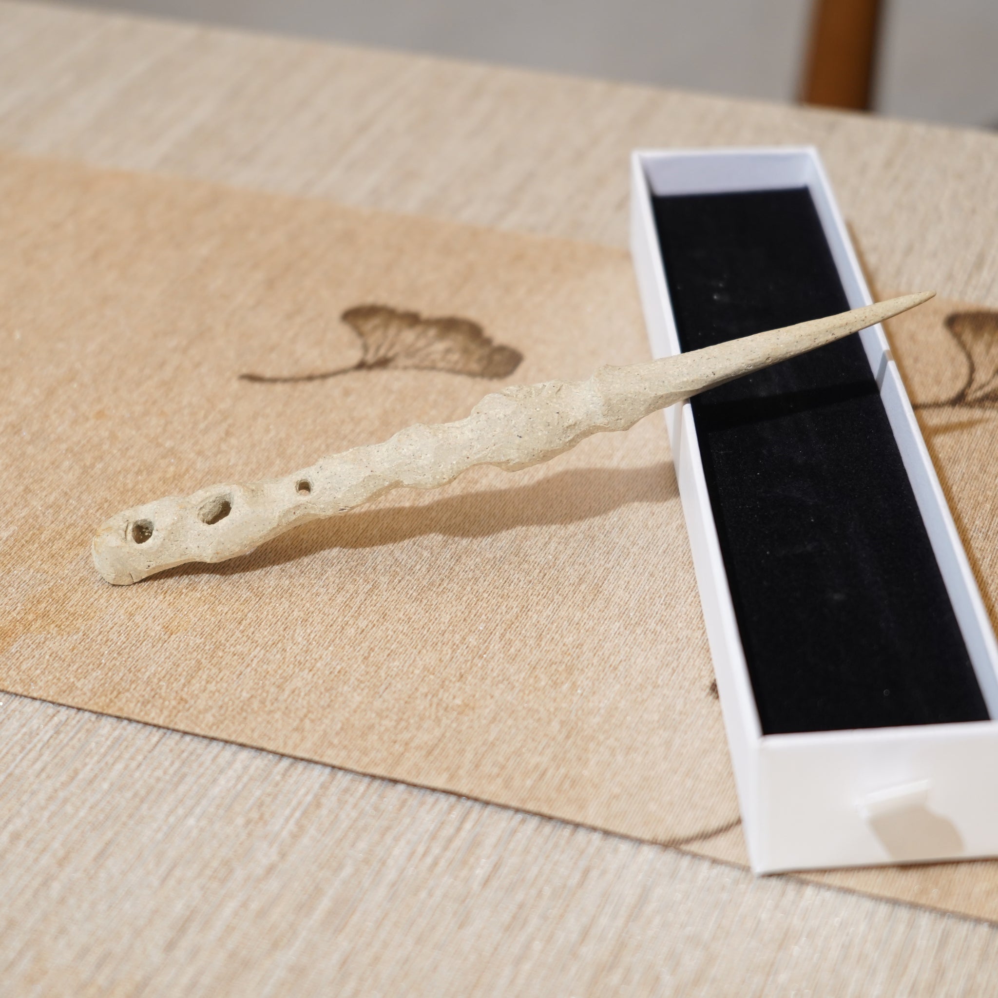 *新品*【雪隱 · 雲骨】全手工雕刻灰陶茶針