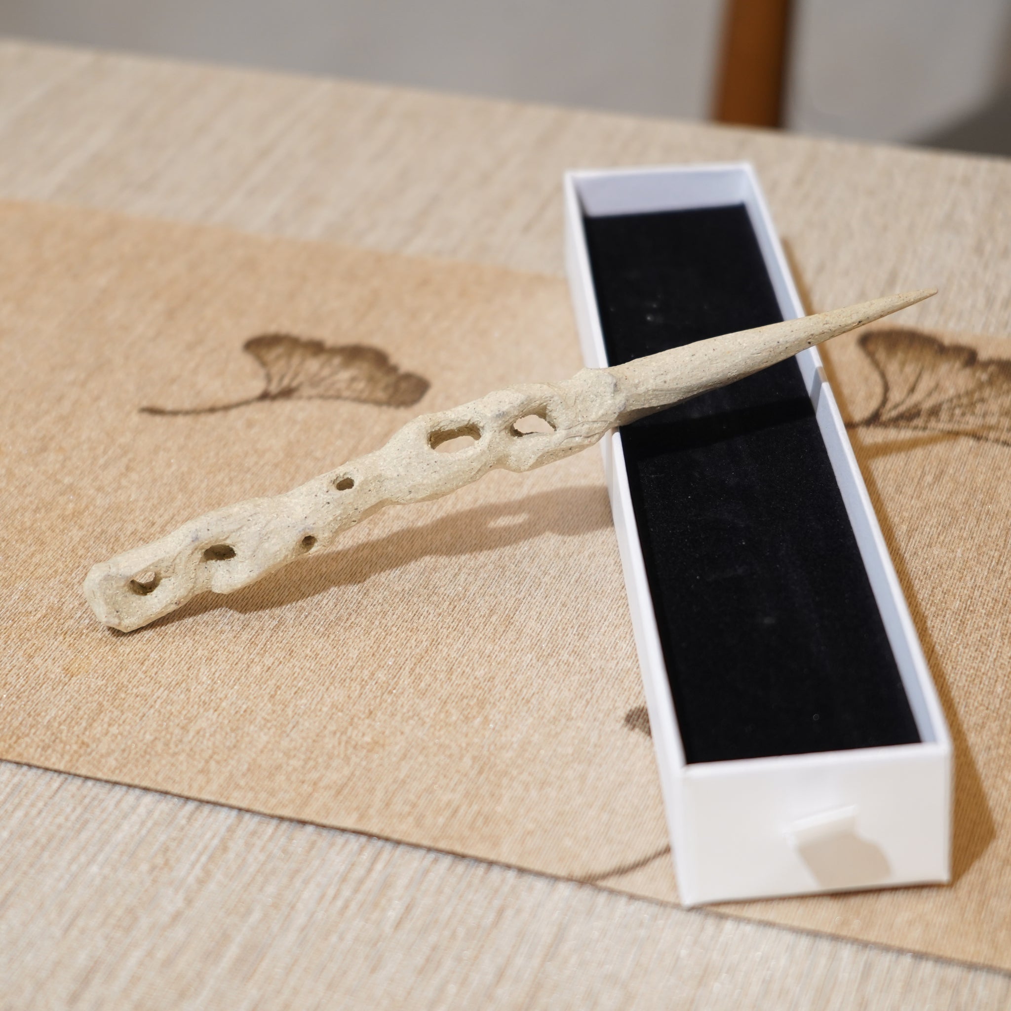 *新品*【雪隱 · 雲骨】全手工雕刻灰陶茶針