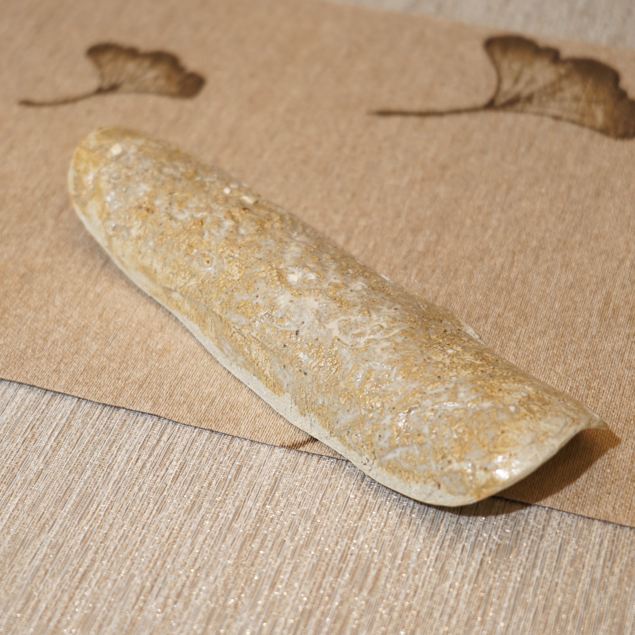 *新品*【雪隱 · 雪拂】全手工灰陶茶則