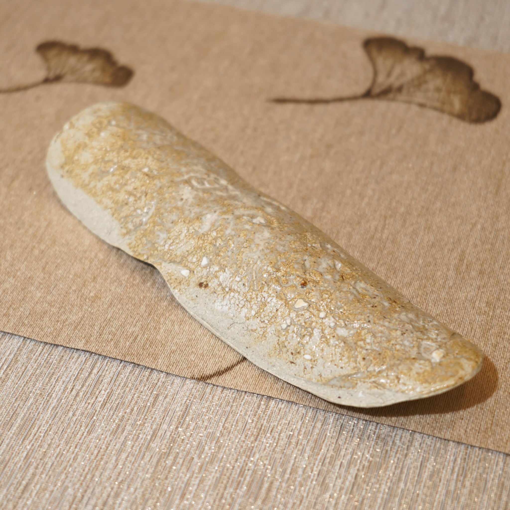 *新品*【雪隱 · 雪拂】全手工灰陶茶則