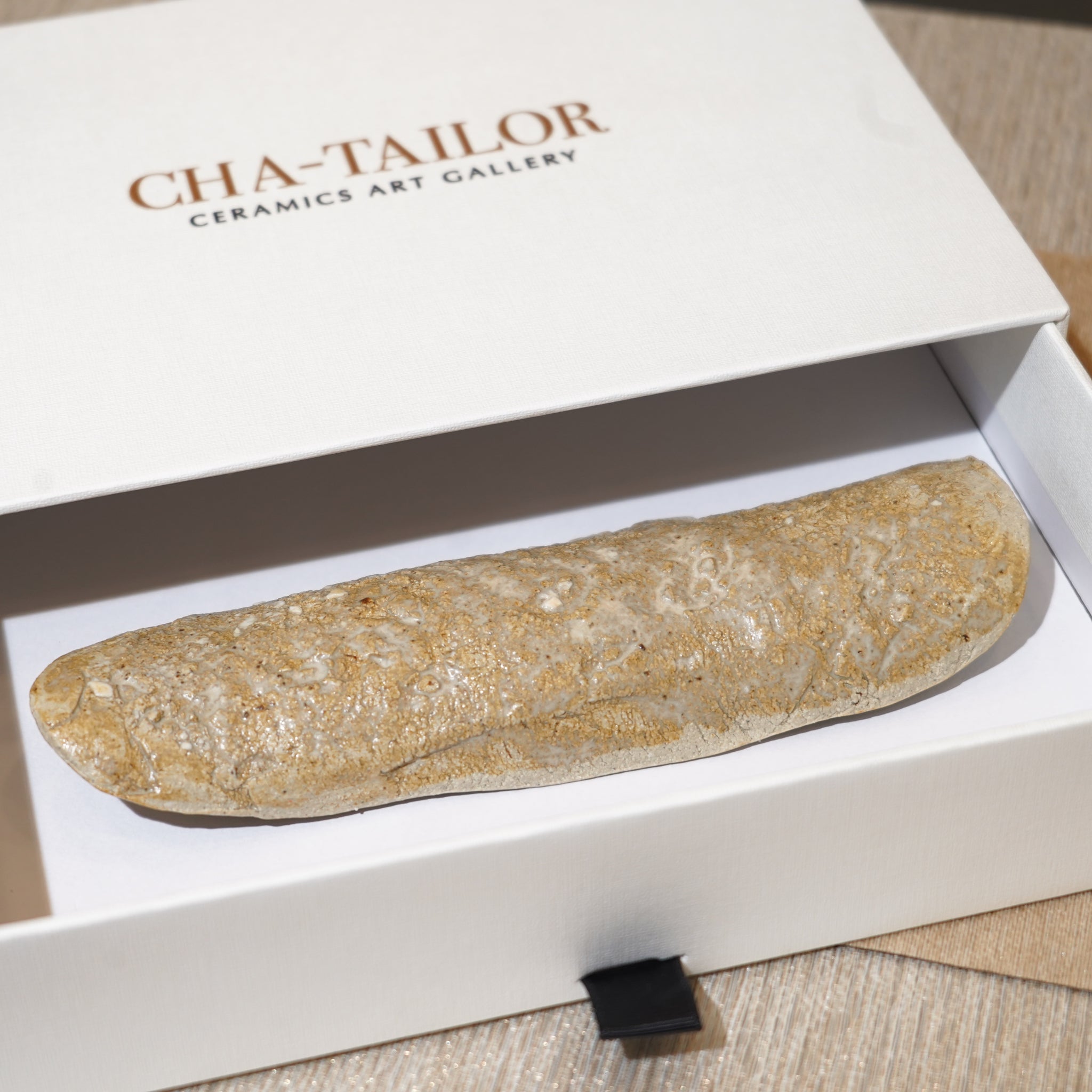 *新品*【雪隱 · 雪拂】全手工灰陶茶則