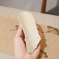 *新品*【雪隱 · 雪拂】全手工灰陶茶則