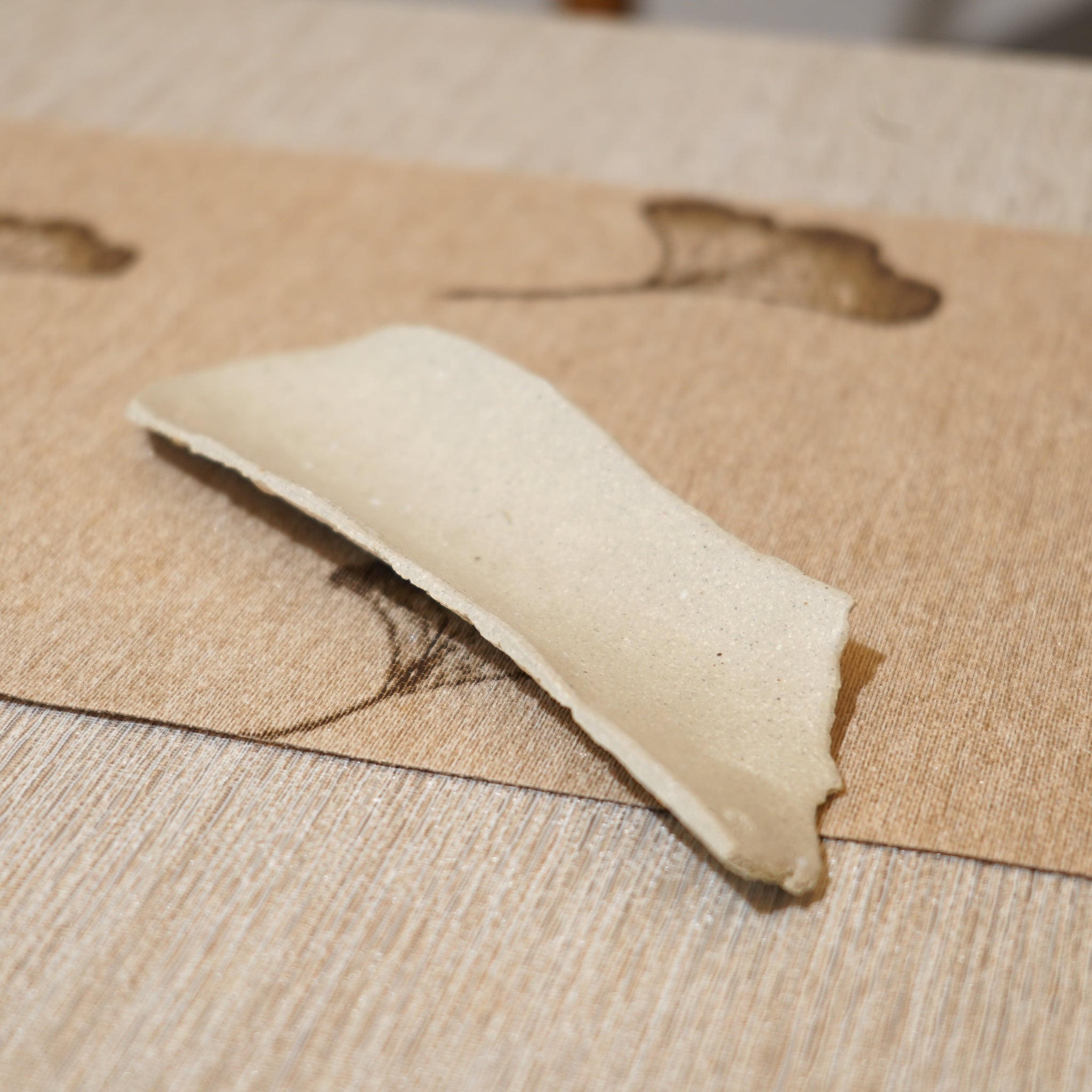 *新品*【雪隱 · 雪拂】全手工灰陶茶則