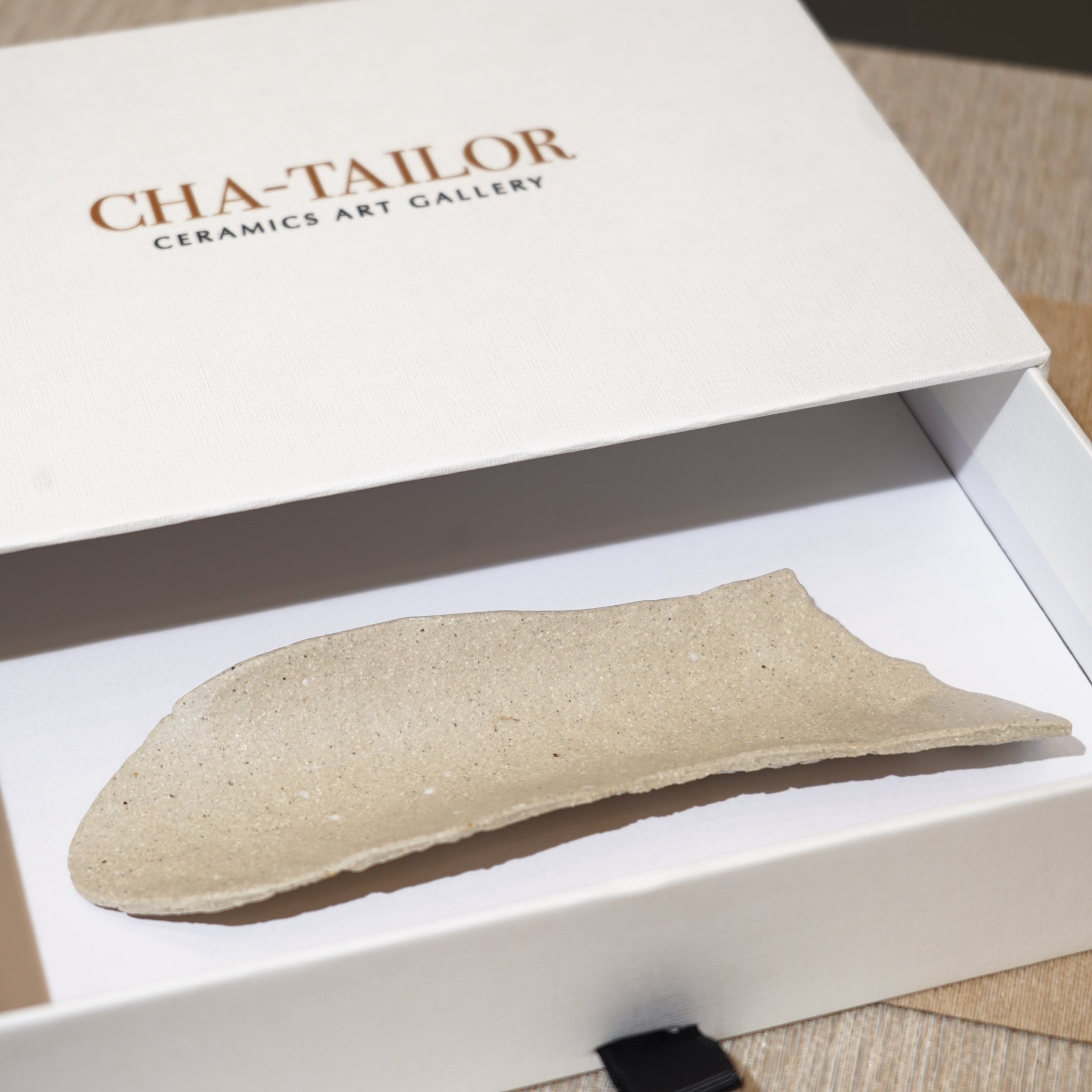 *新品*【雪隱 · 雪拂】全手工灰陶茶則