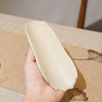 *新品*【雪隱 · 雪拂】全手工灰陶茶則