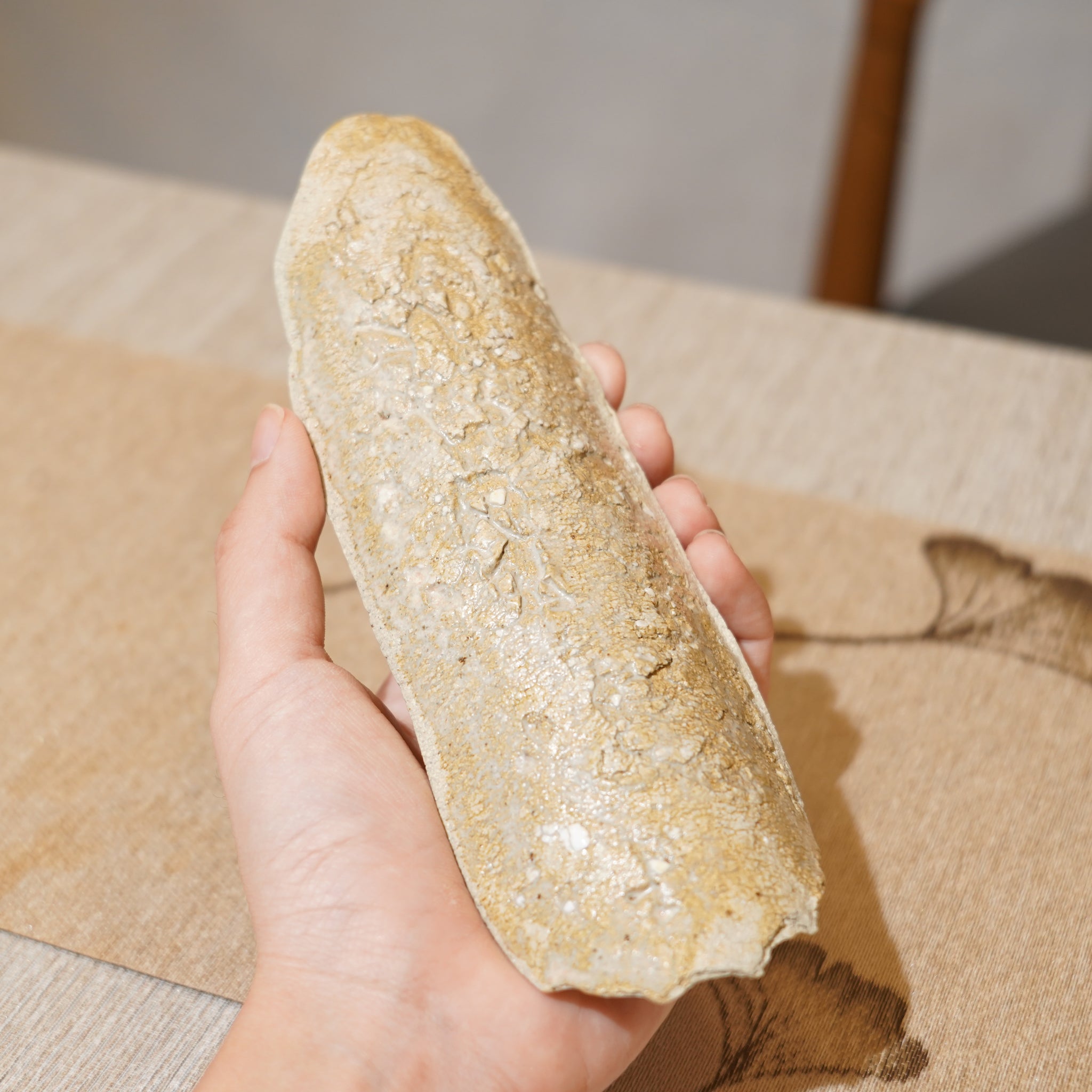 *新品*【雪隱 · 雪拂】全手工灰陶茶則