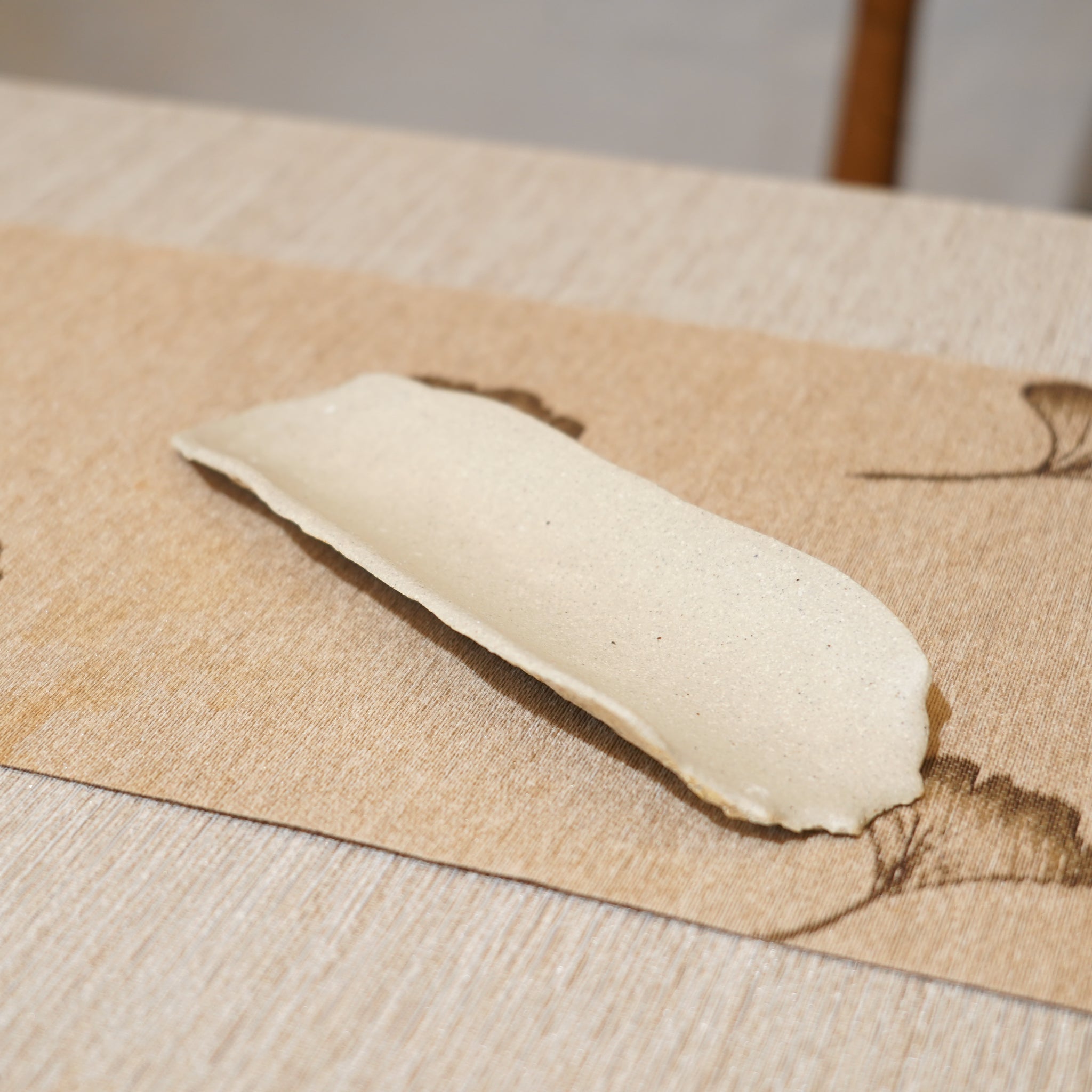 *新品*【雪隱 · 雪拂】全手工灰陶茶則