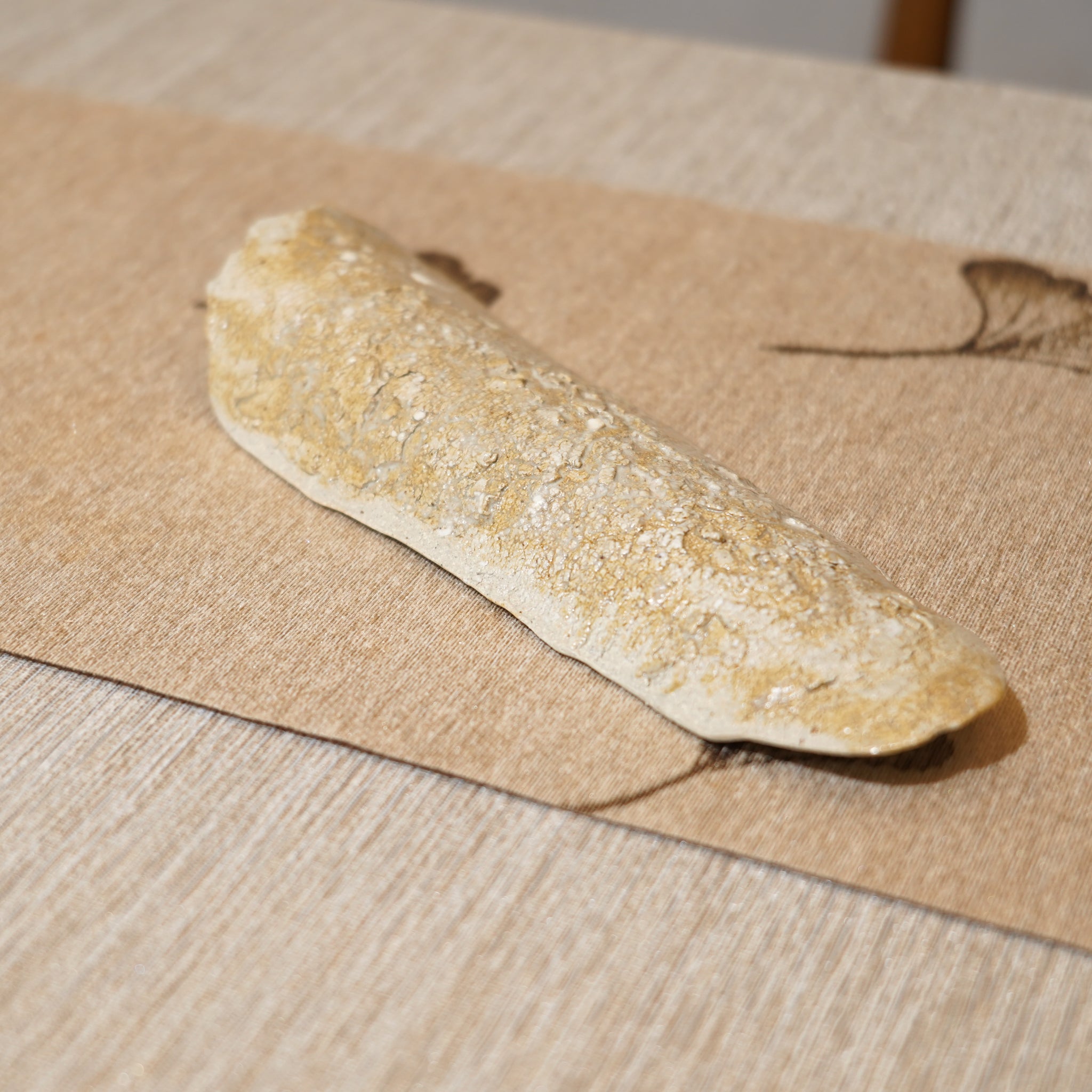 *新品*【雪隱 · 雪拂】全手工灰陶茶則