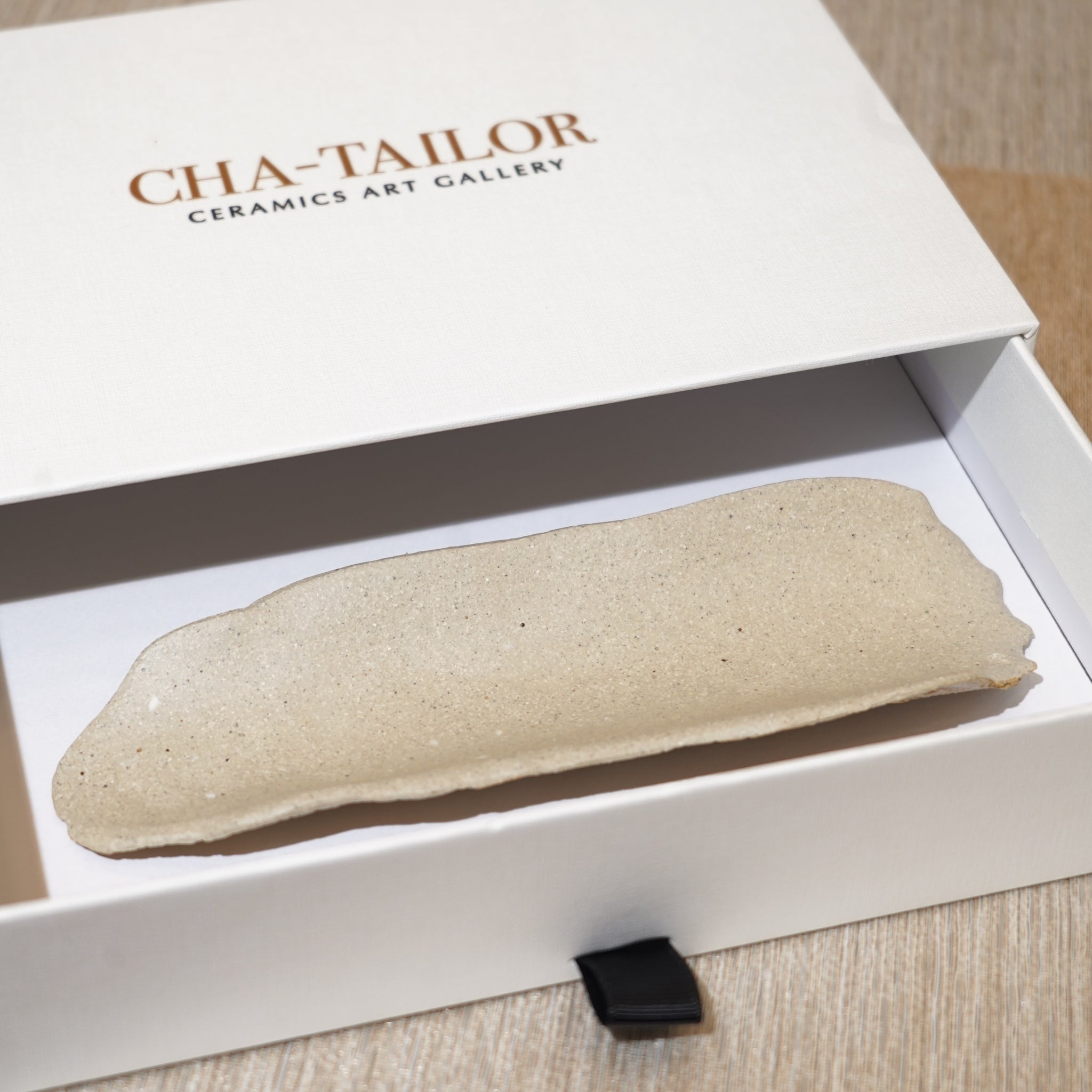 *新品*【雪隱 · 雪拂】全手工灰陶茶則