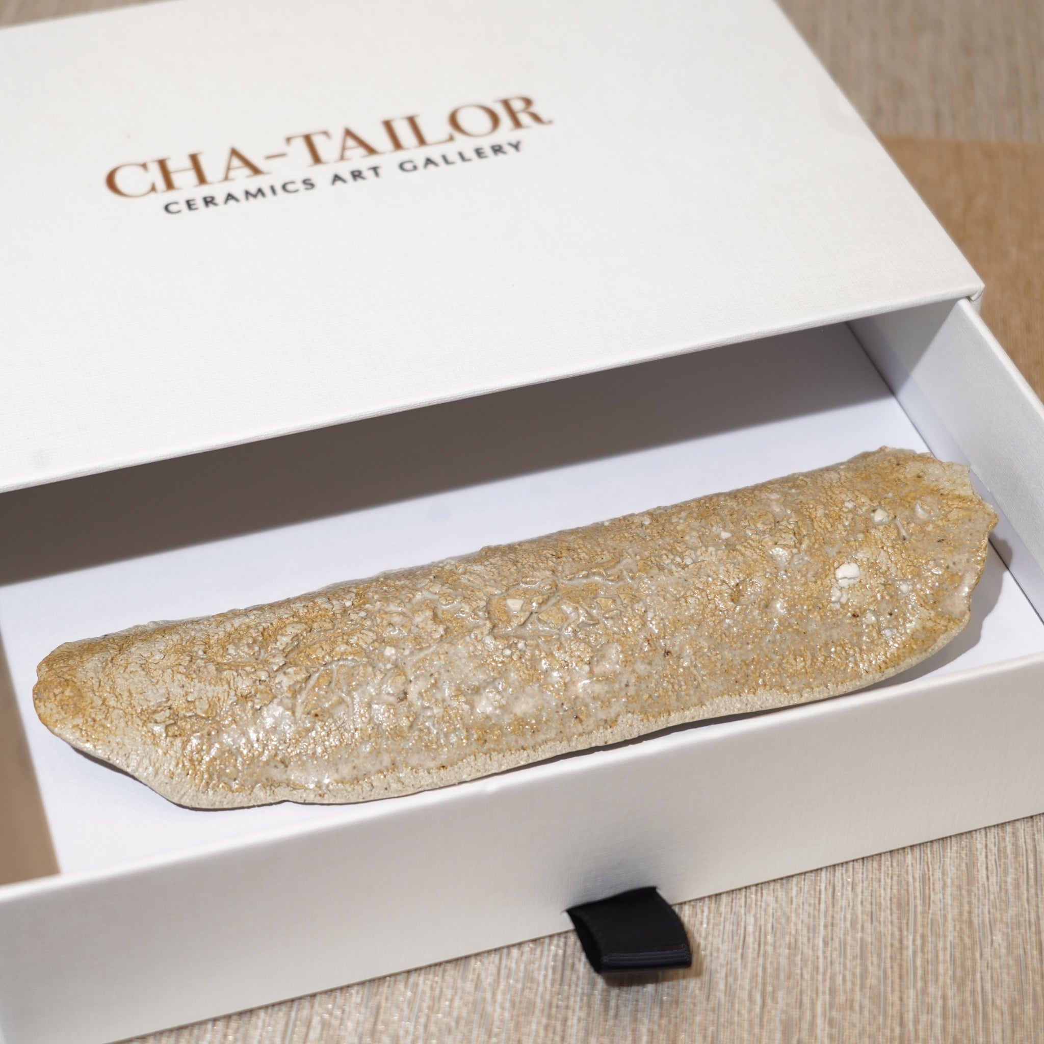 *新品*【雪隱 · 雪拂】全手工灰陶茶則