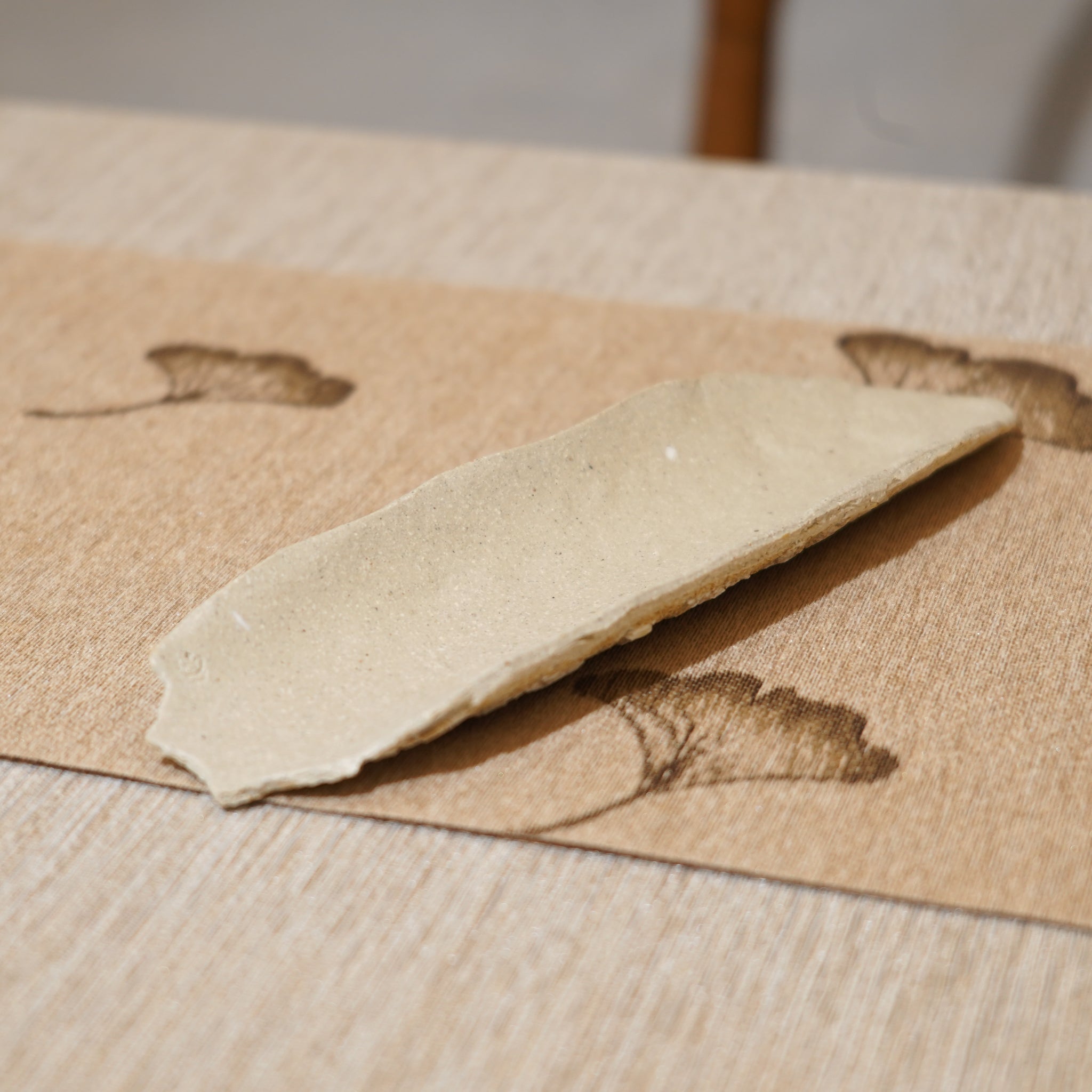 *新品*【雪隱 · 雪拂】全手工灰陶茶則