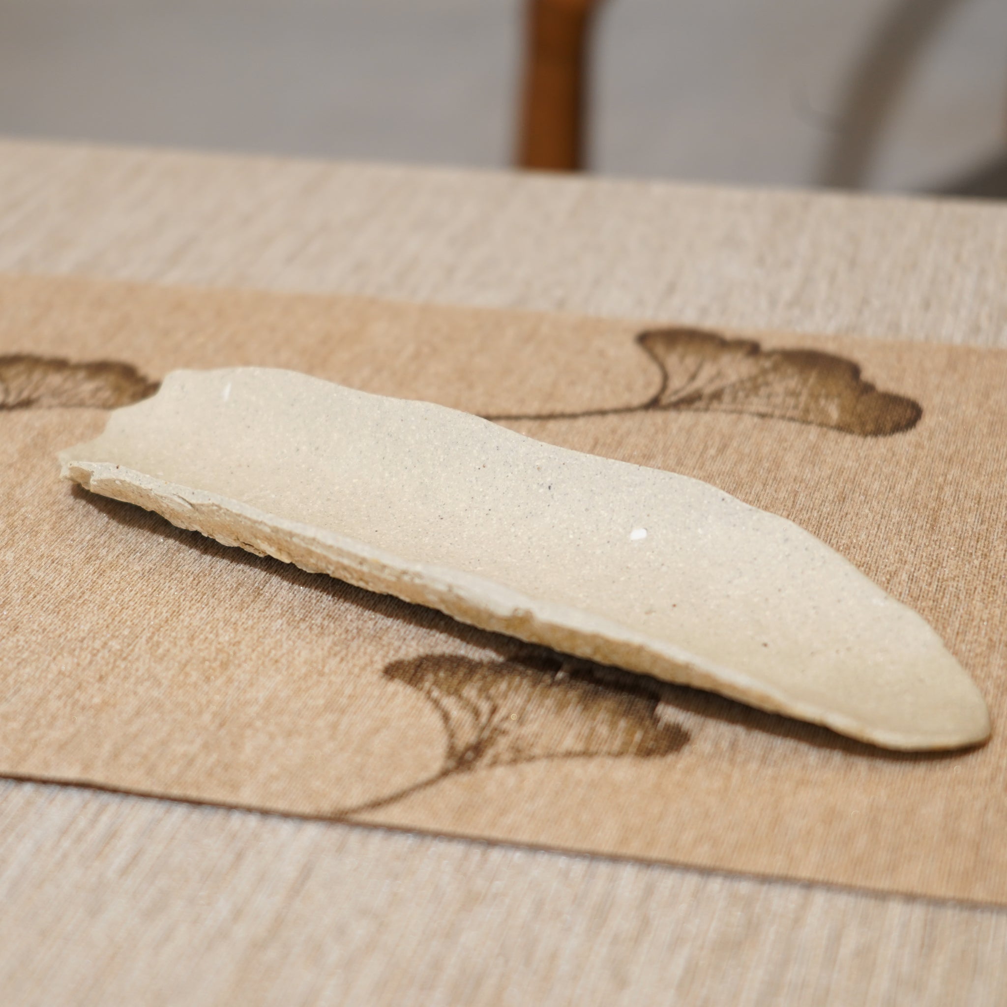 *新品*【雪隱 · 雪拂】全手工灰陶茶則