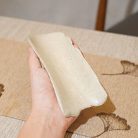 *新品*【雪隱 · 雪拂】全手工灰陶茶則