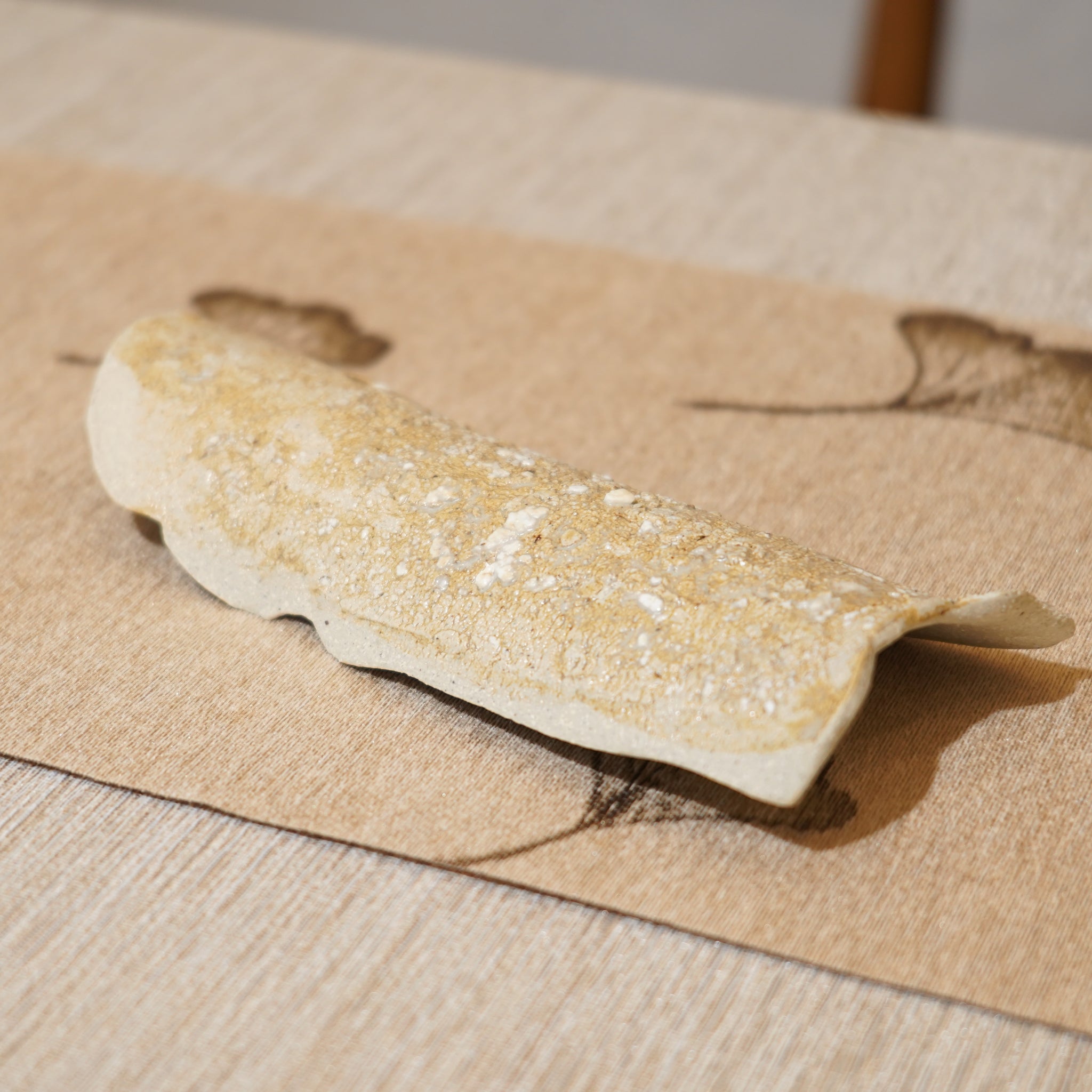 *新品*【雪隱 · 雪拂】全手工灰陶茶則