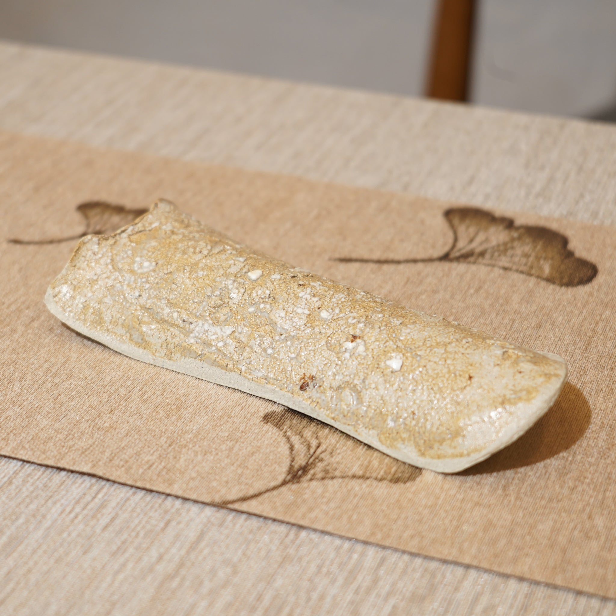 *新品*【雪隱 · 雪拂】全手工灰陶茶則