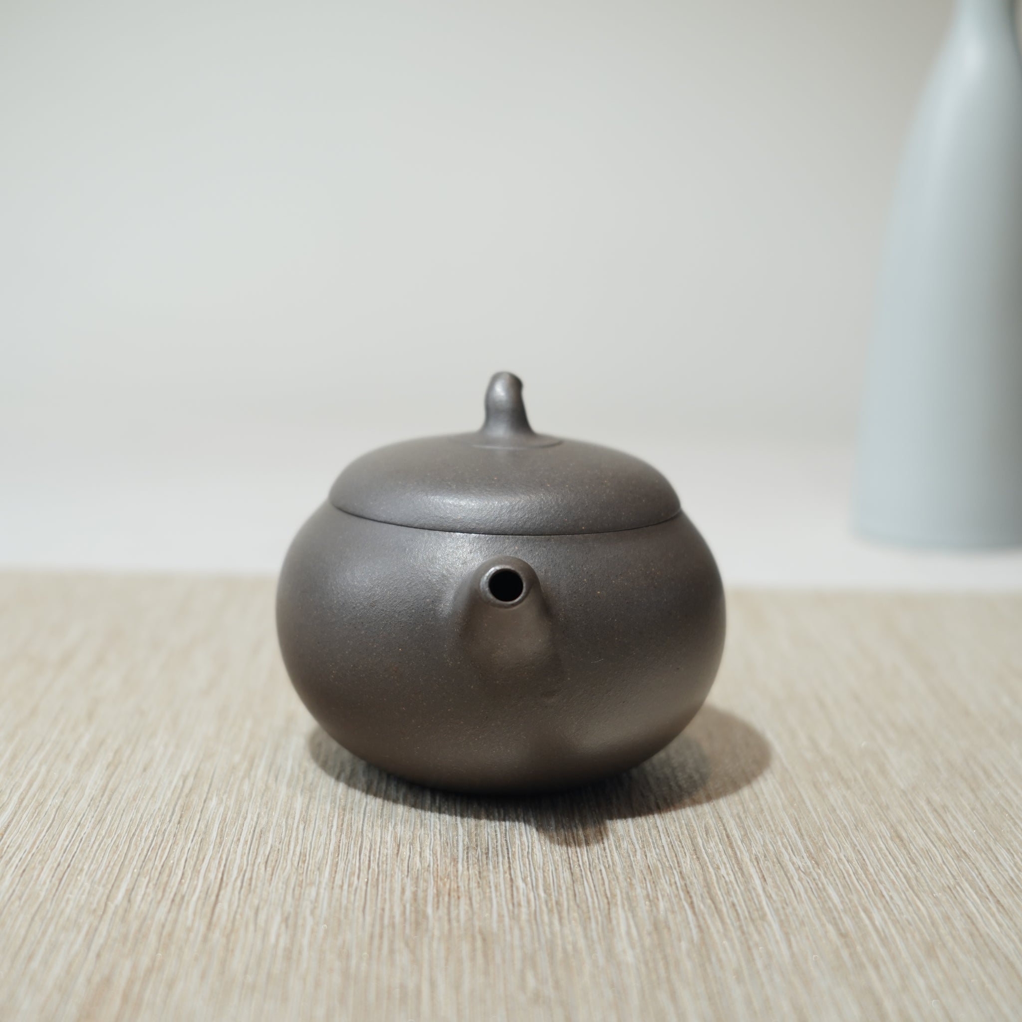 [Eggplant Section] Green Gray Section Mud Purple Clay Teapot