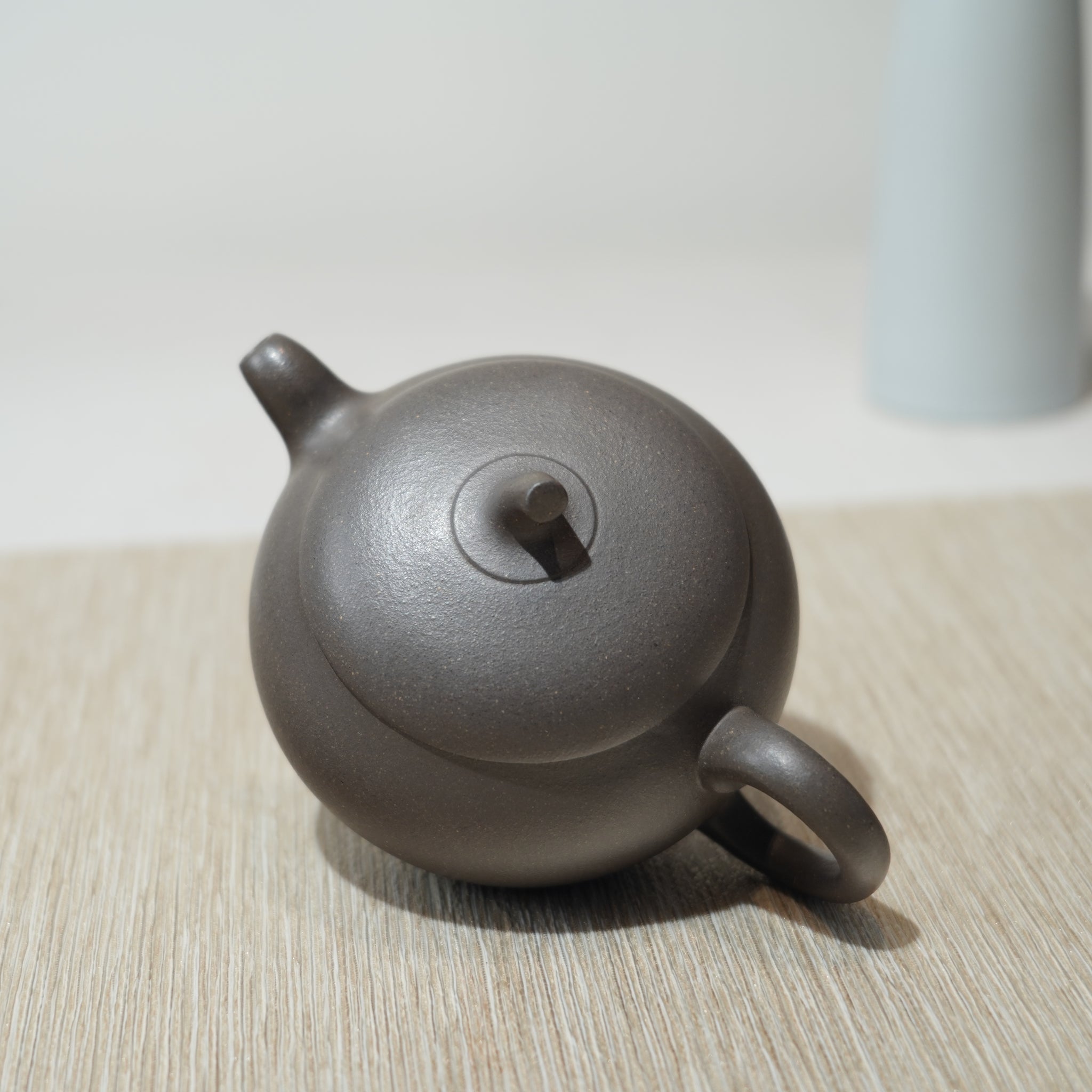 [Eggplant Section] Green Gray Section Mud Purple Clay Teapot