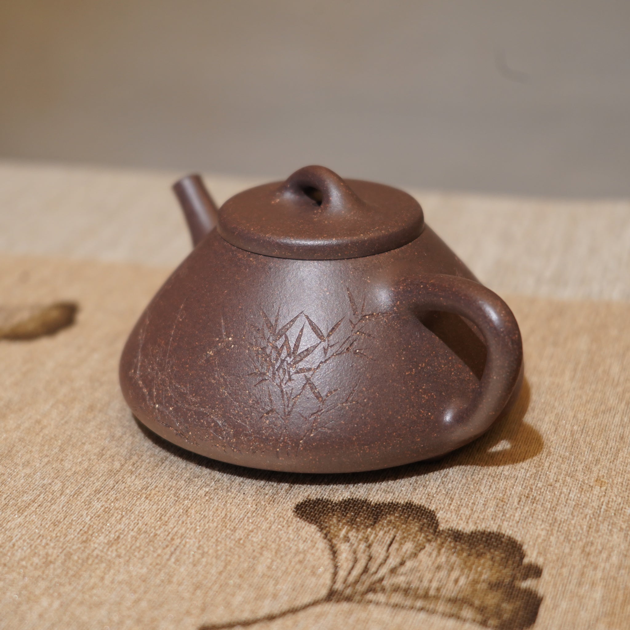 *新品*【子冶石瓢】全手工紫泥雕刻紫砂茶壺