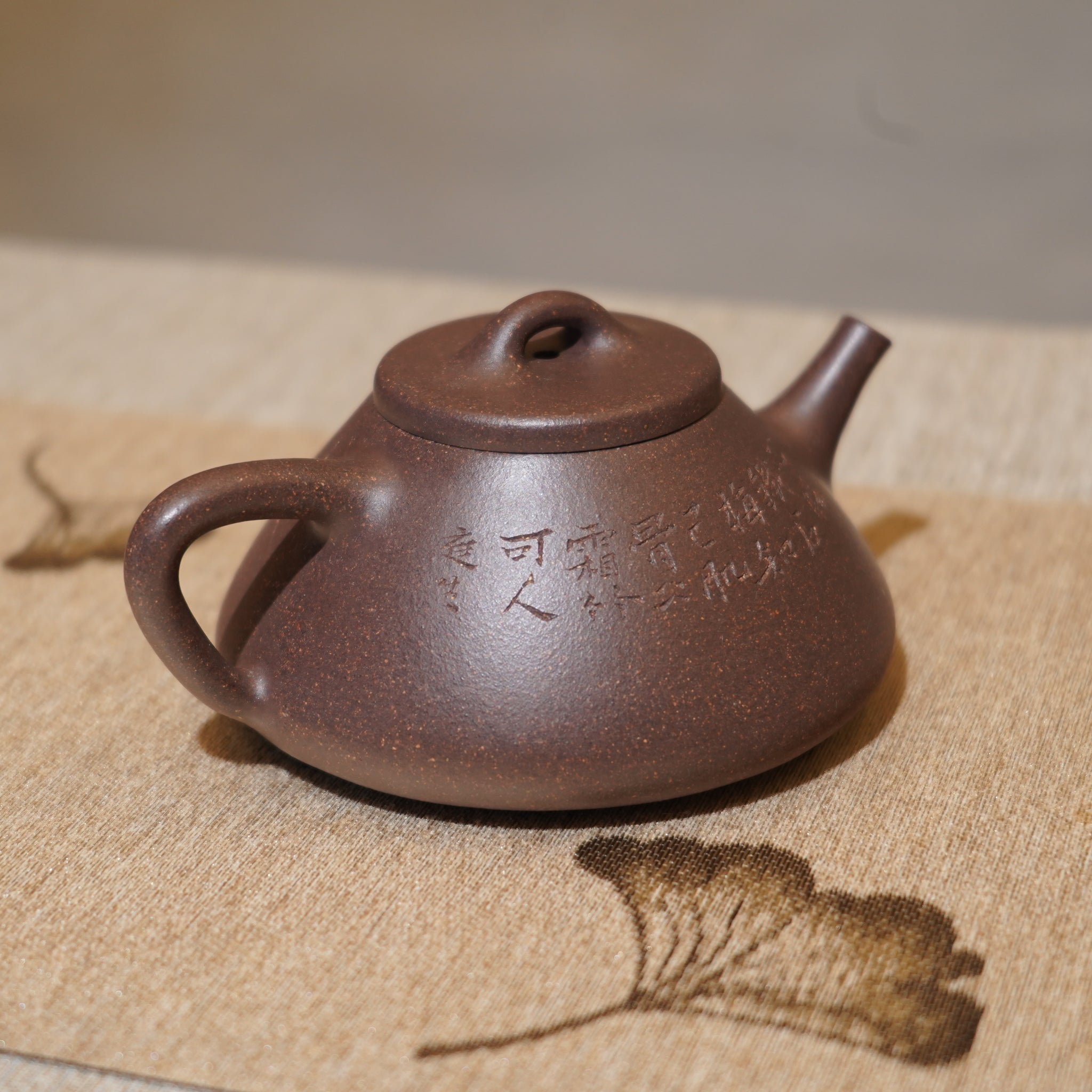 *新品*【子冶石瓢】全手工紫泥雕刻紫砂茶壺