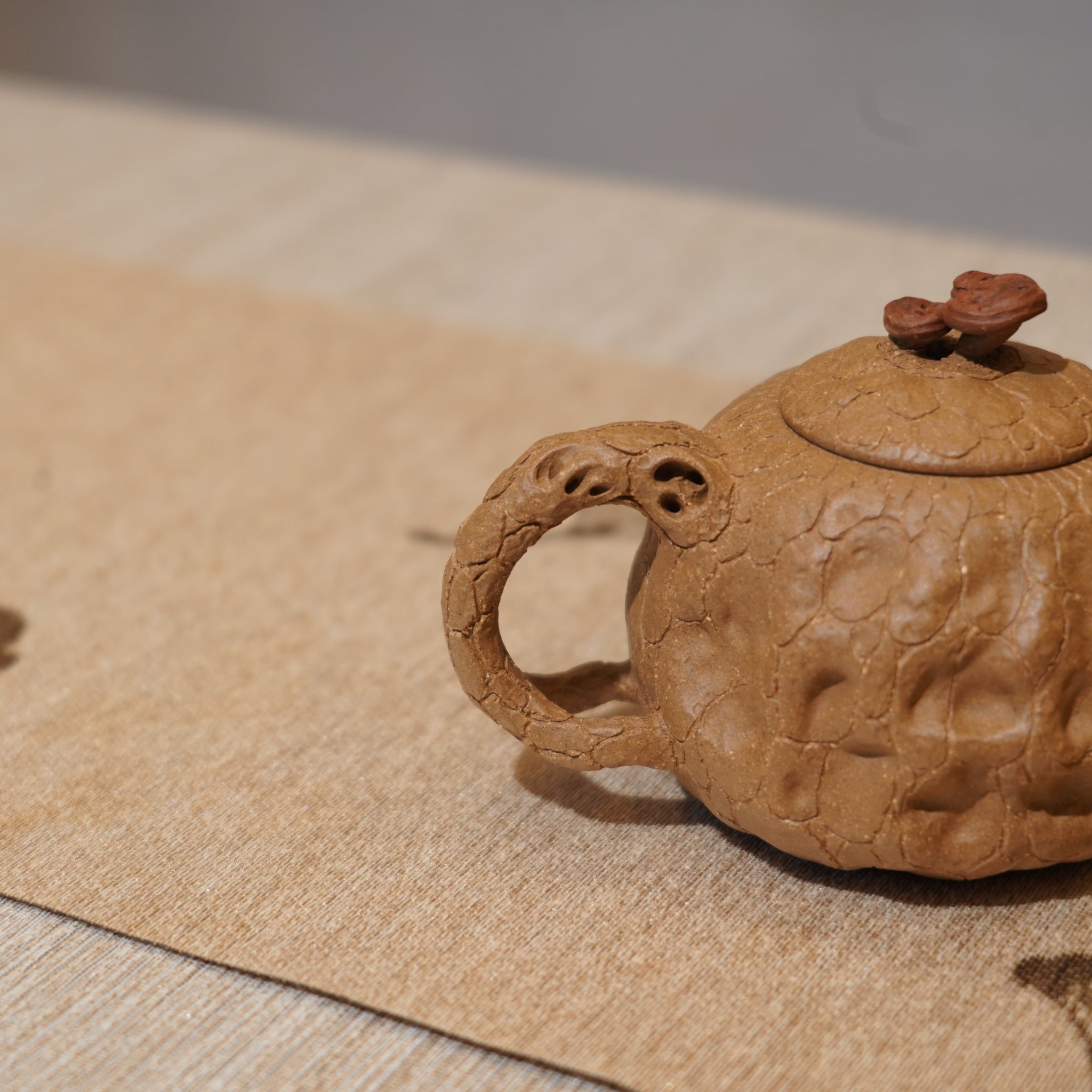 *新品*【靈芝供春】原礦老段泥仿生茶壺
