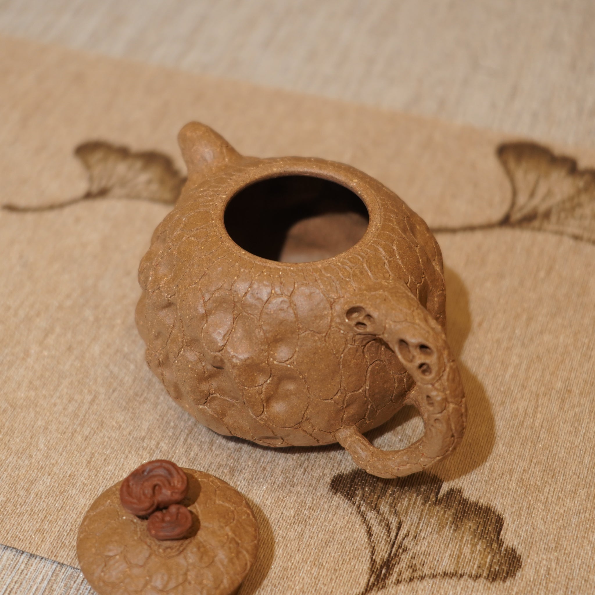 *新品*【靈芝供春】原礦老段泥仿生茶壺