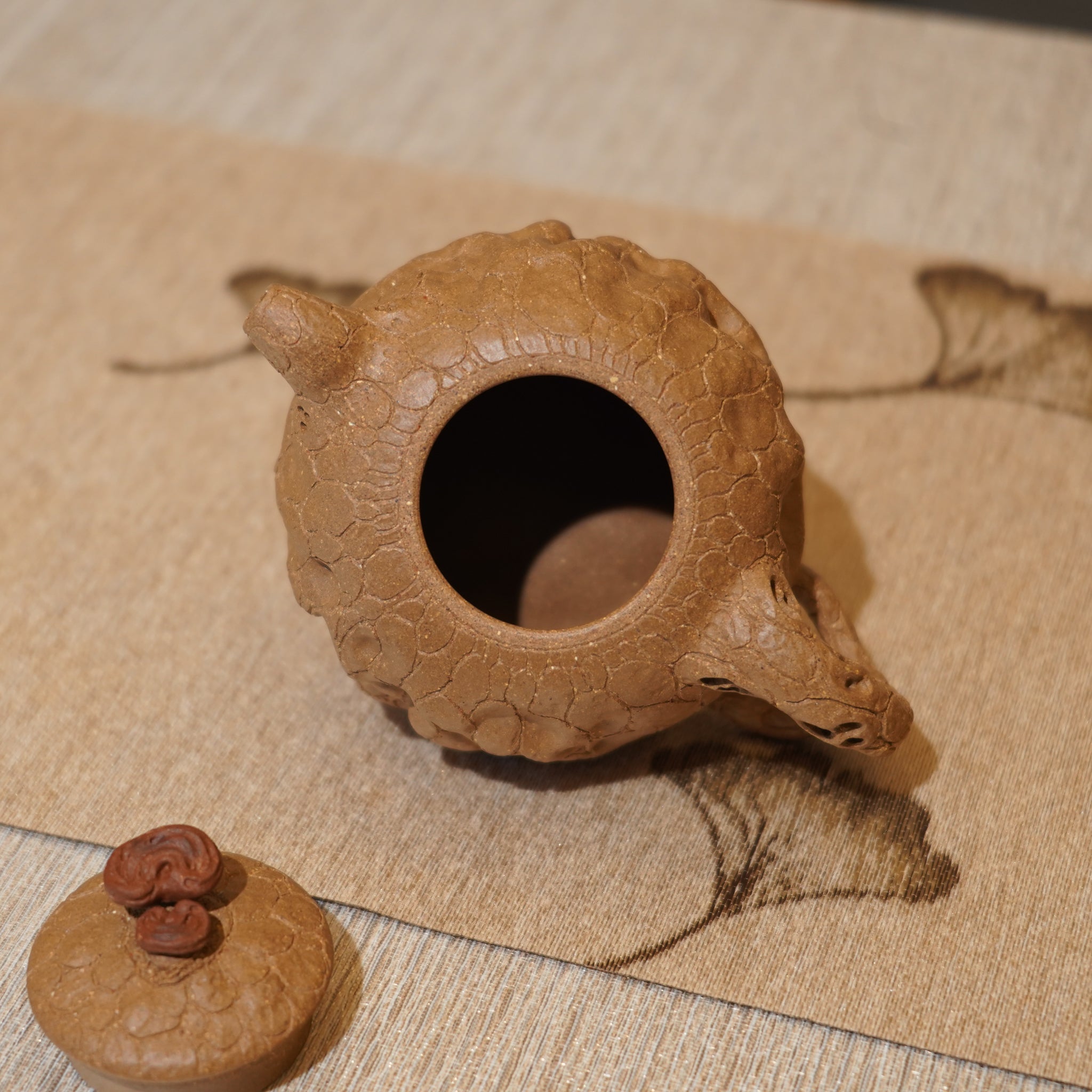 *新品*【靈芝供春】原礦老段泥仿生茶壺