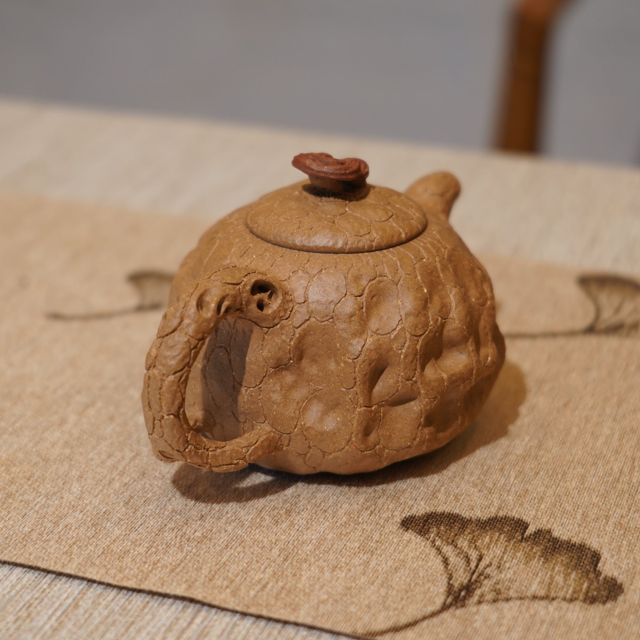 *新品*【靈芝供春】原礦老段泥仿生茶壺