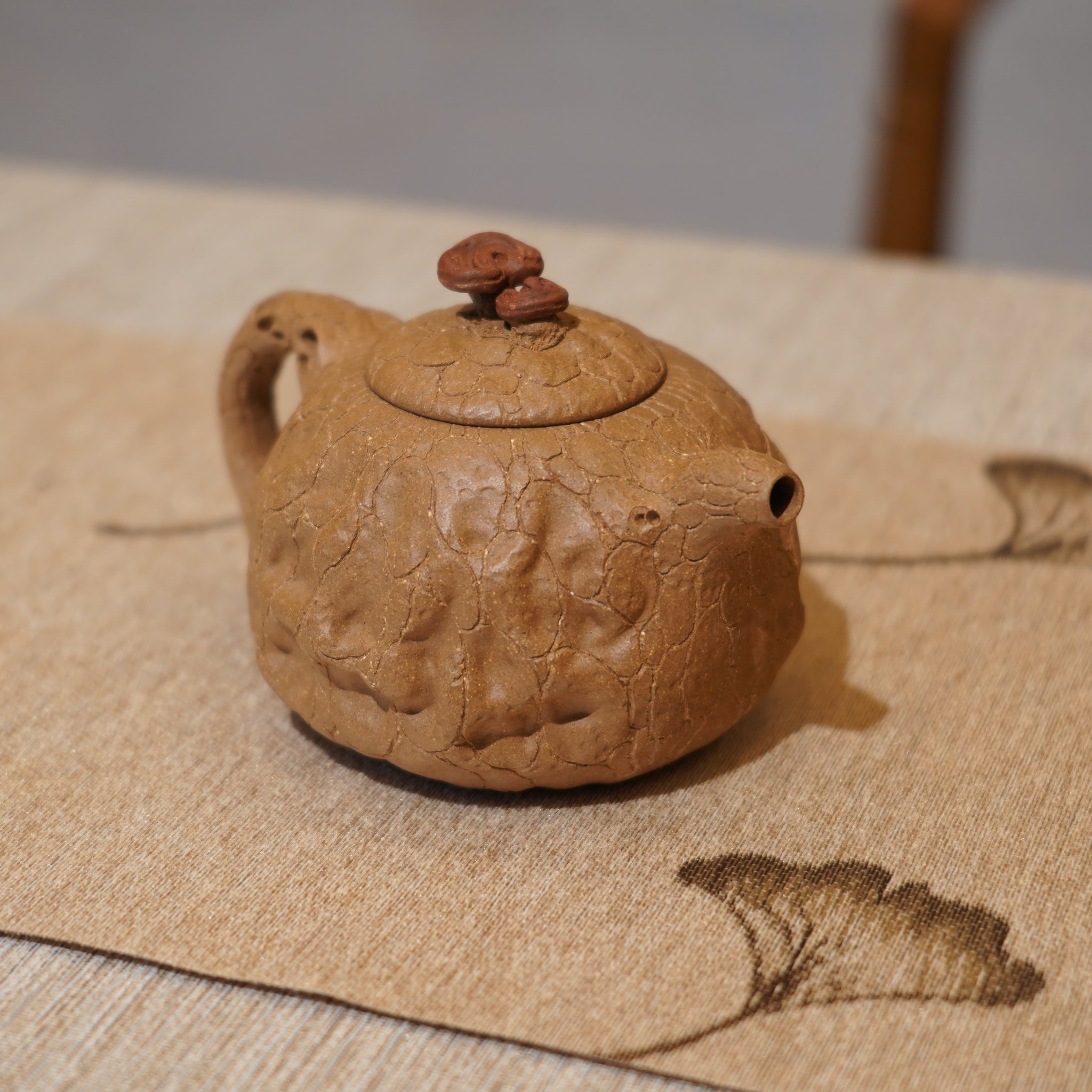 *新品*【靈芝供春】原礦老段泥仿生茶壺