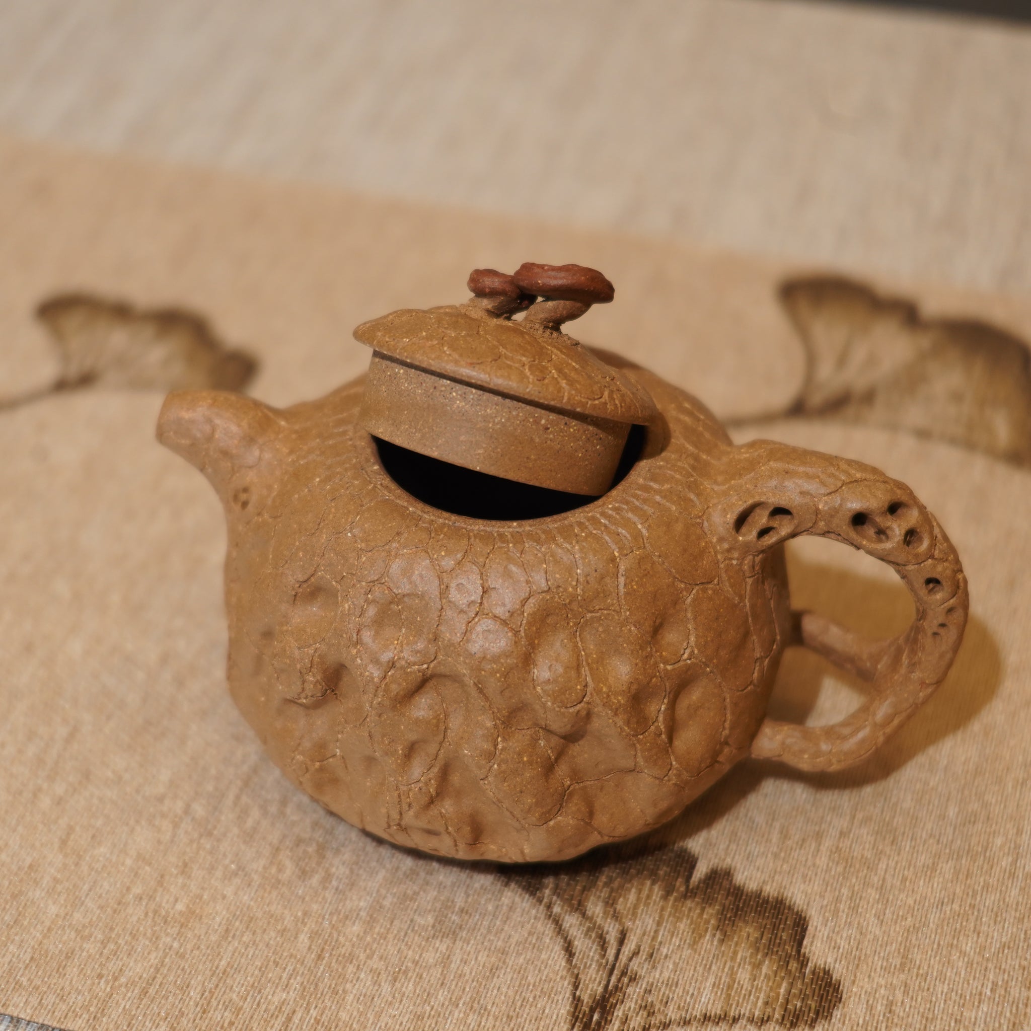*新品*【靈芝供春】原礦老段泥仿生茶壺