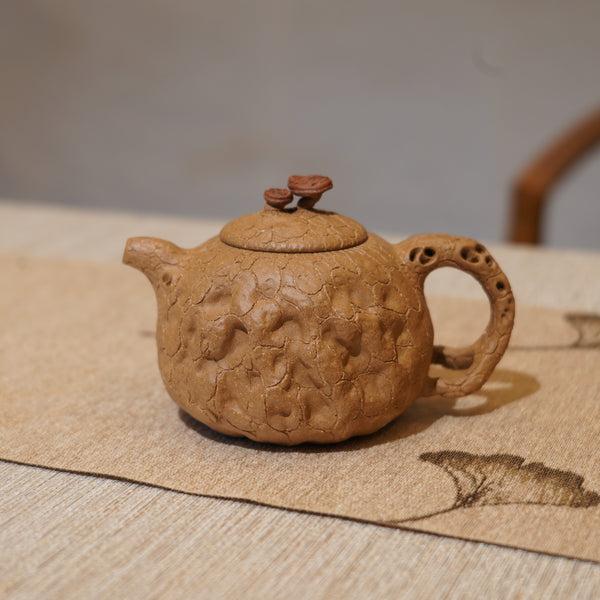 （已售出）*新品*【靈芝供春】原礦老段泥仿生茶壺