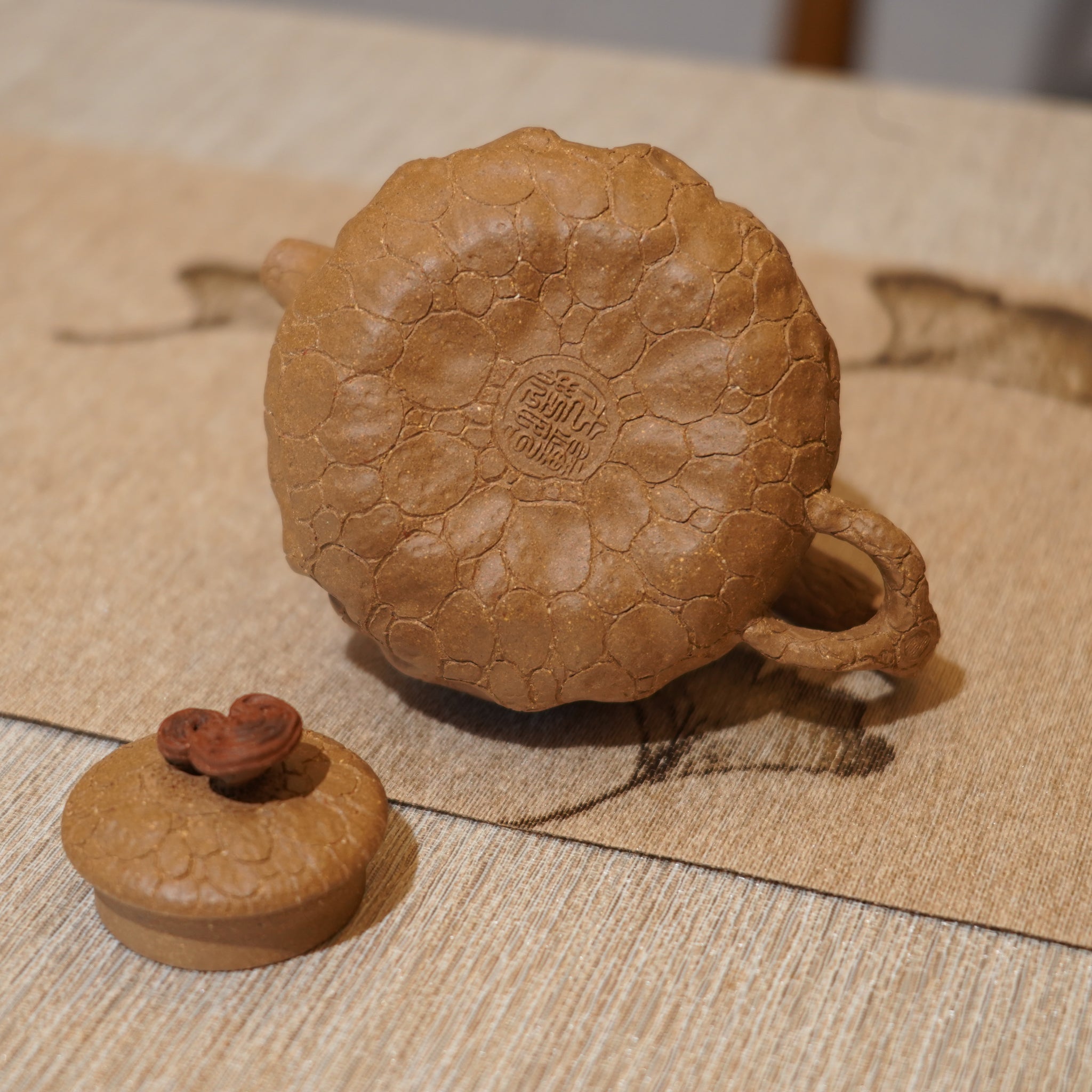 *新品*【靈芝供春】原礦老段泥仿生茶壺