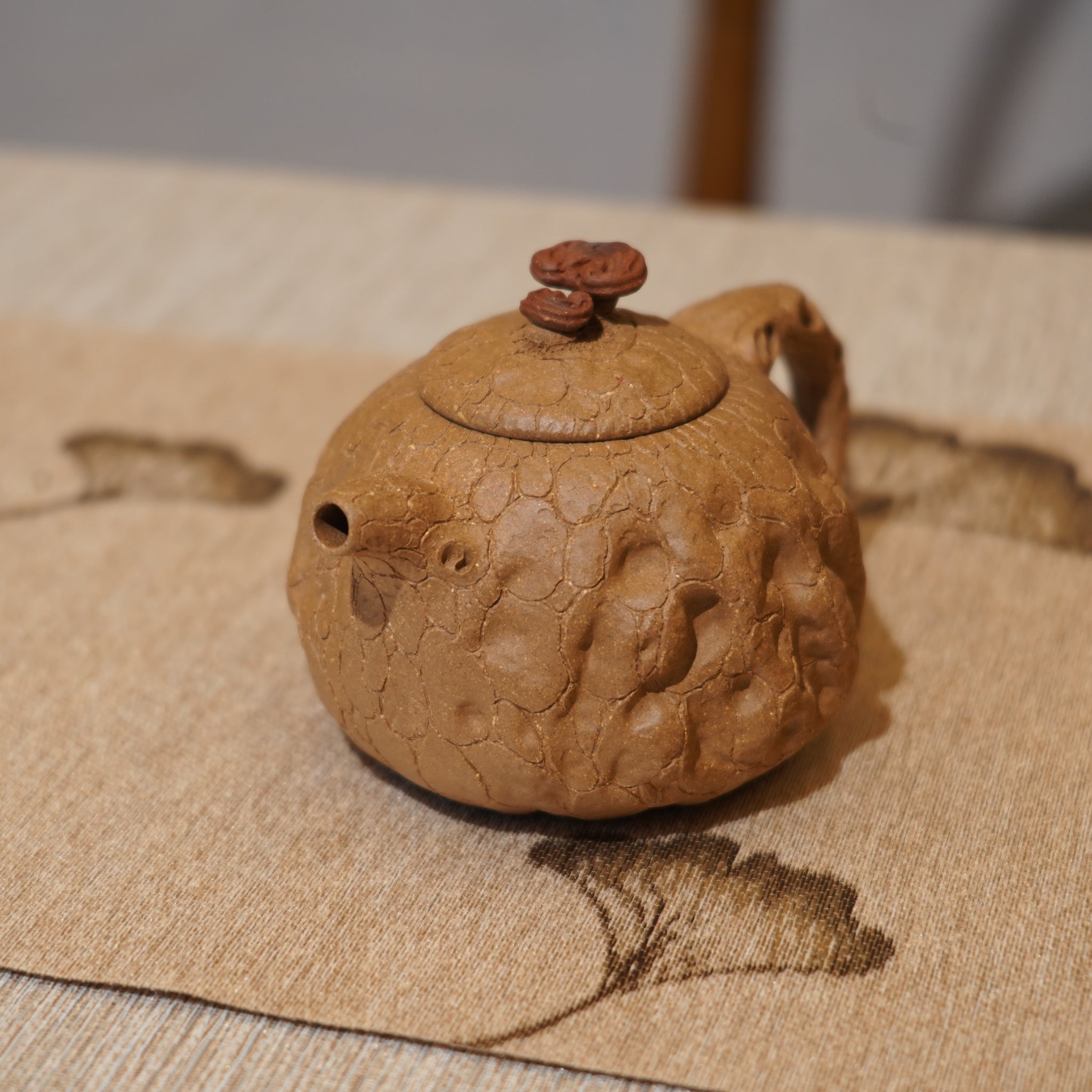 *新品*【靈芝供春】原礦老段泥仿生茶壺