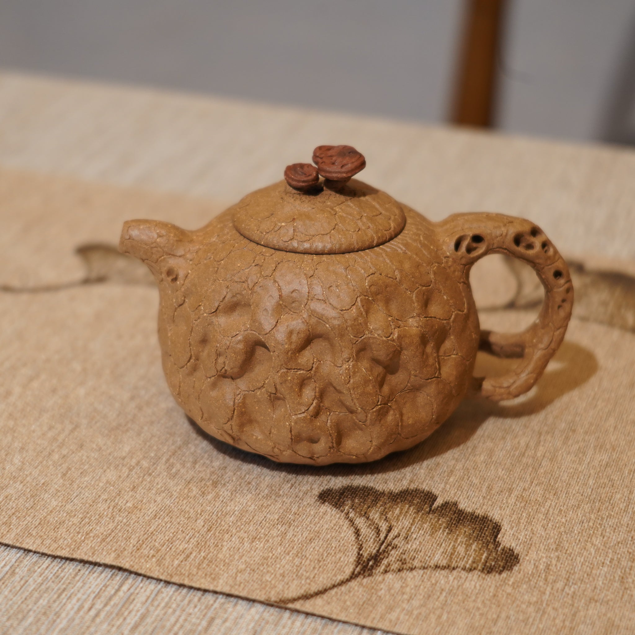 *新品*【靈芝供春】原礦老段泥仿生茶壺