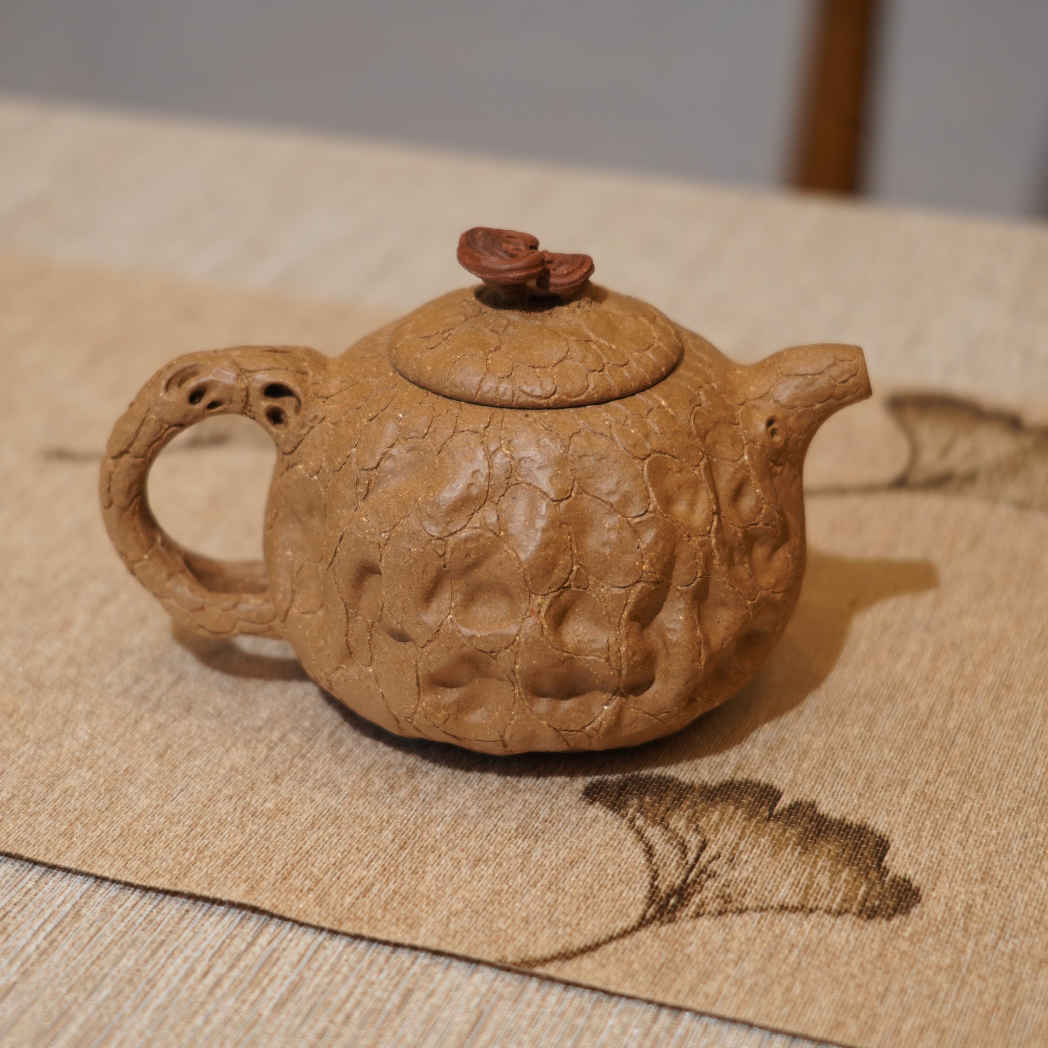 *新品*【靈芝供春】原礦老段泥仿生茶壺