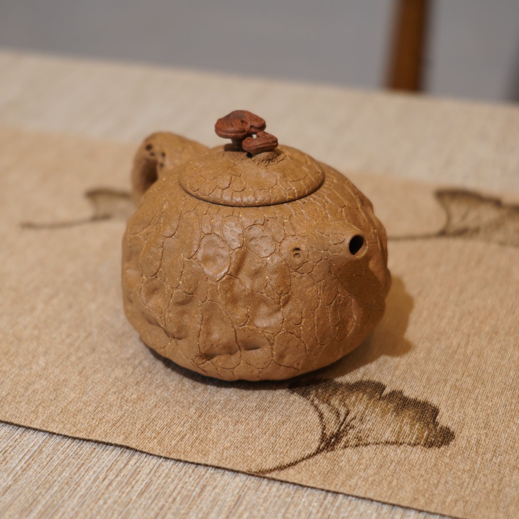 *新品*【靈芝供春】原礦老段泥仿生茶壺