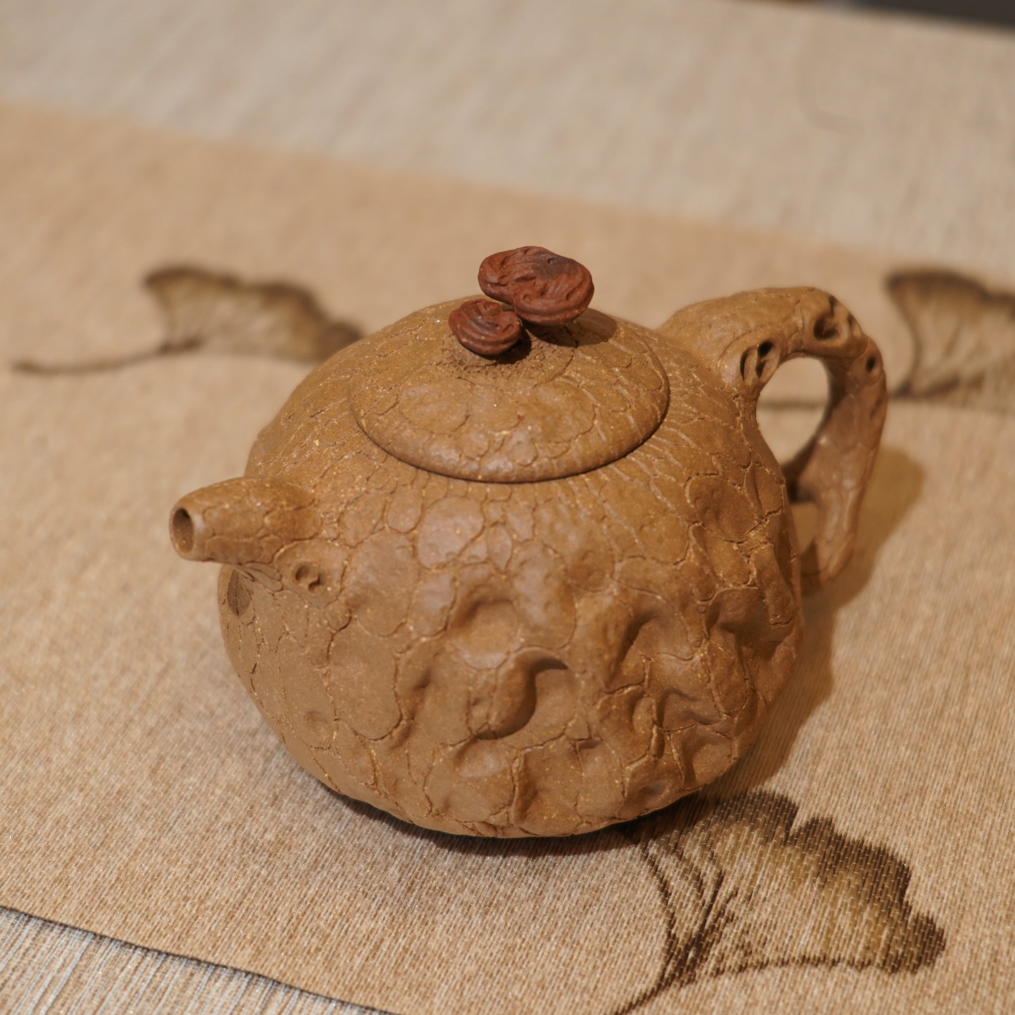 *新品*【靈芝供春】原礦老段泥仿生茶壺