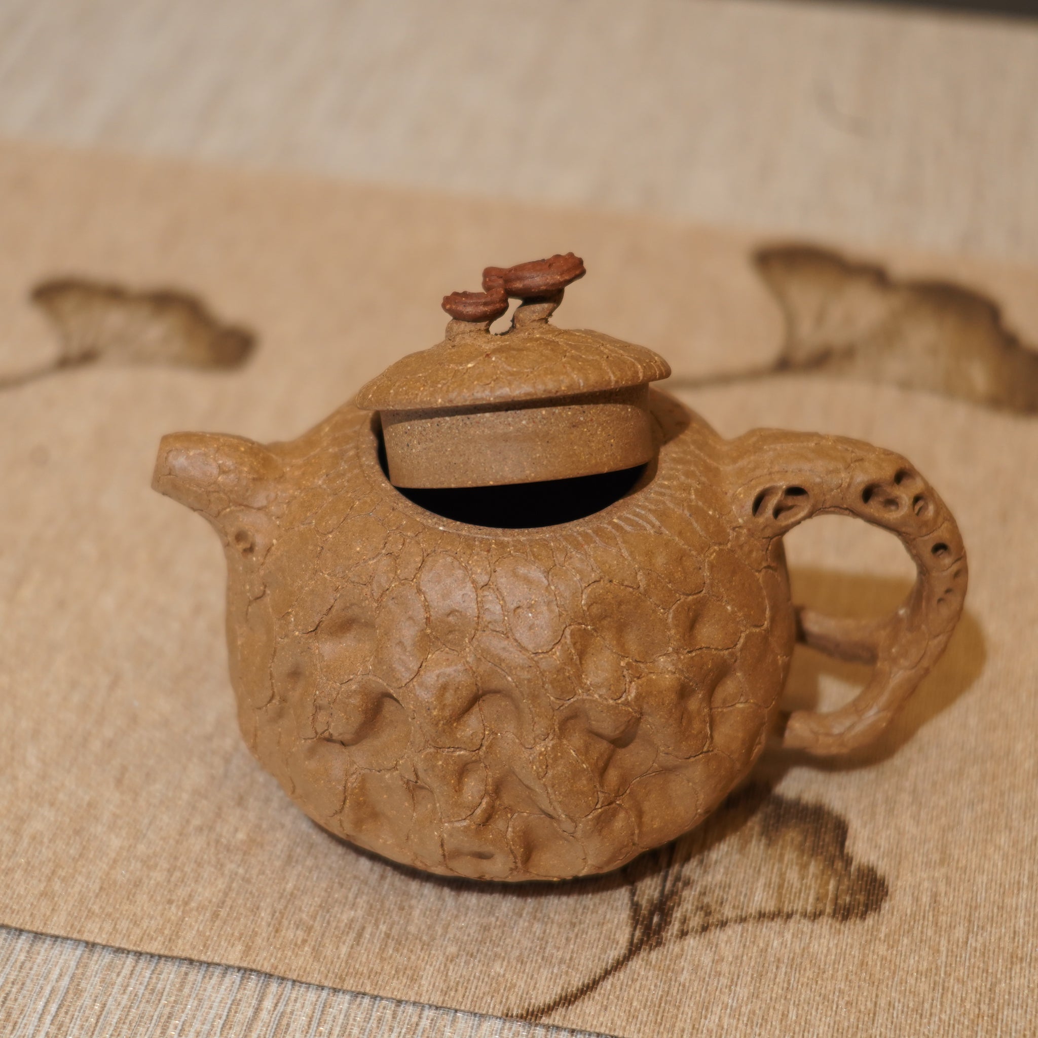 *新品*【靈芝供春】原礦老段泥仿生茶壺