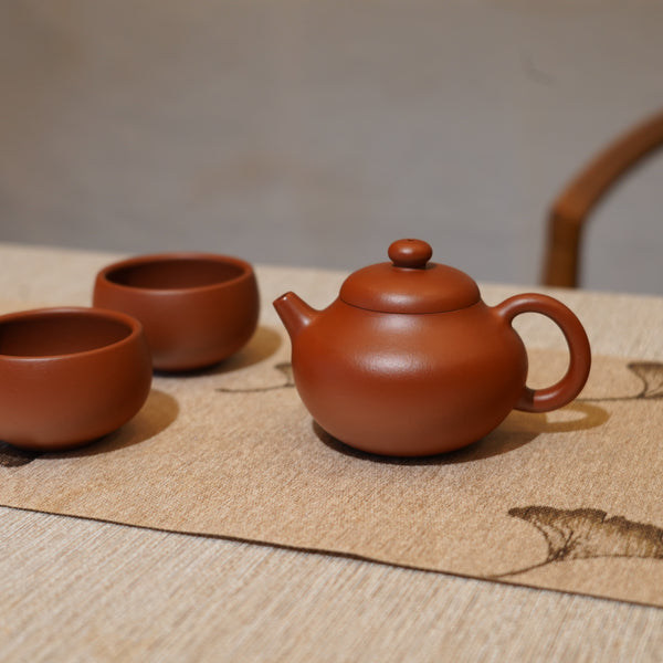*新品*【文旦】全手工原礦小煤窯朱泥紫砂茶具套組