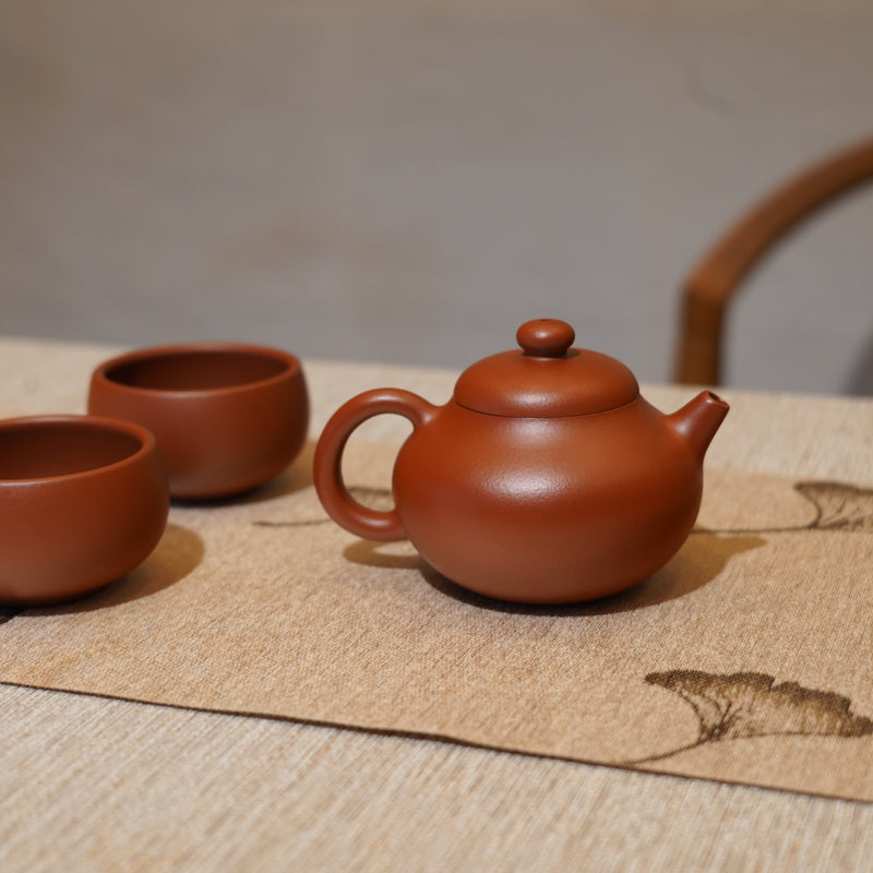 *新品*【文旦】全手工原礦小煤窯朱泥紫砂茶具套組