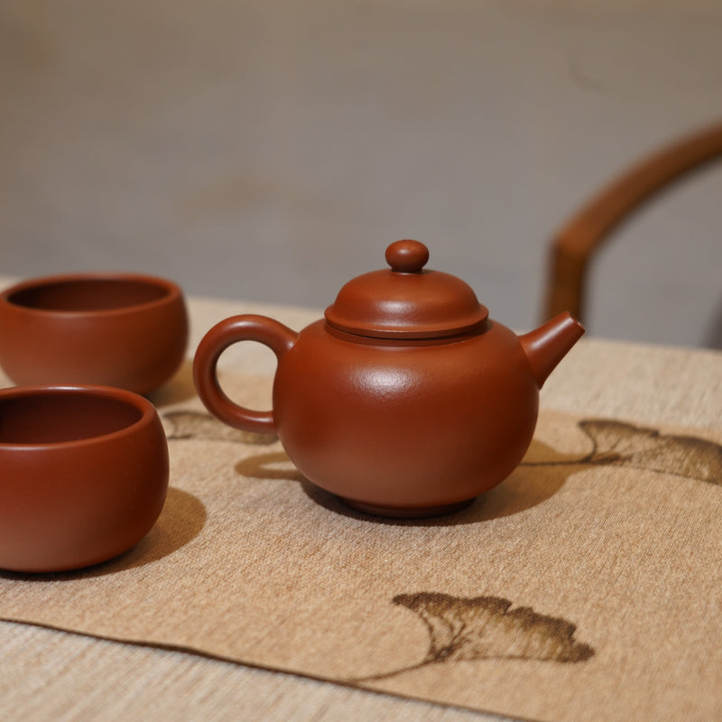 *新品*【巨輪珠】全手工原礦小煤窯朱泥紫砂茶具套組