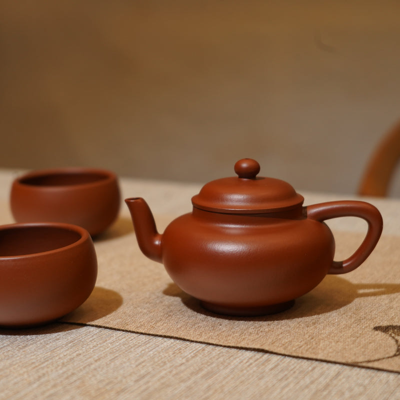 *新品*【清‧春水堂】全手工原礦小煤窯朱泥紫砂茶具套組