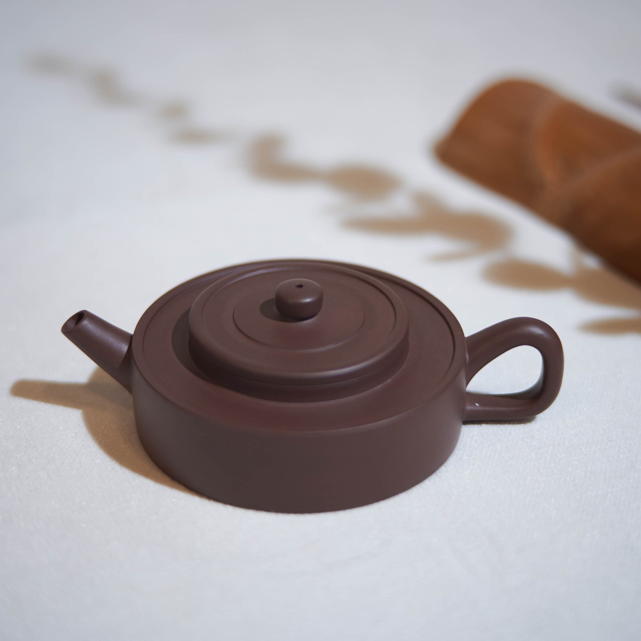 *New Product* [Ming Style Zhoupan] Fully Handmade Raw Mineral Purple Clay and Purple Clay Teapot