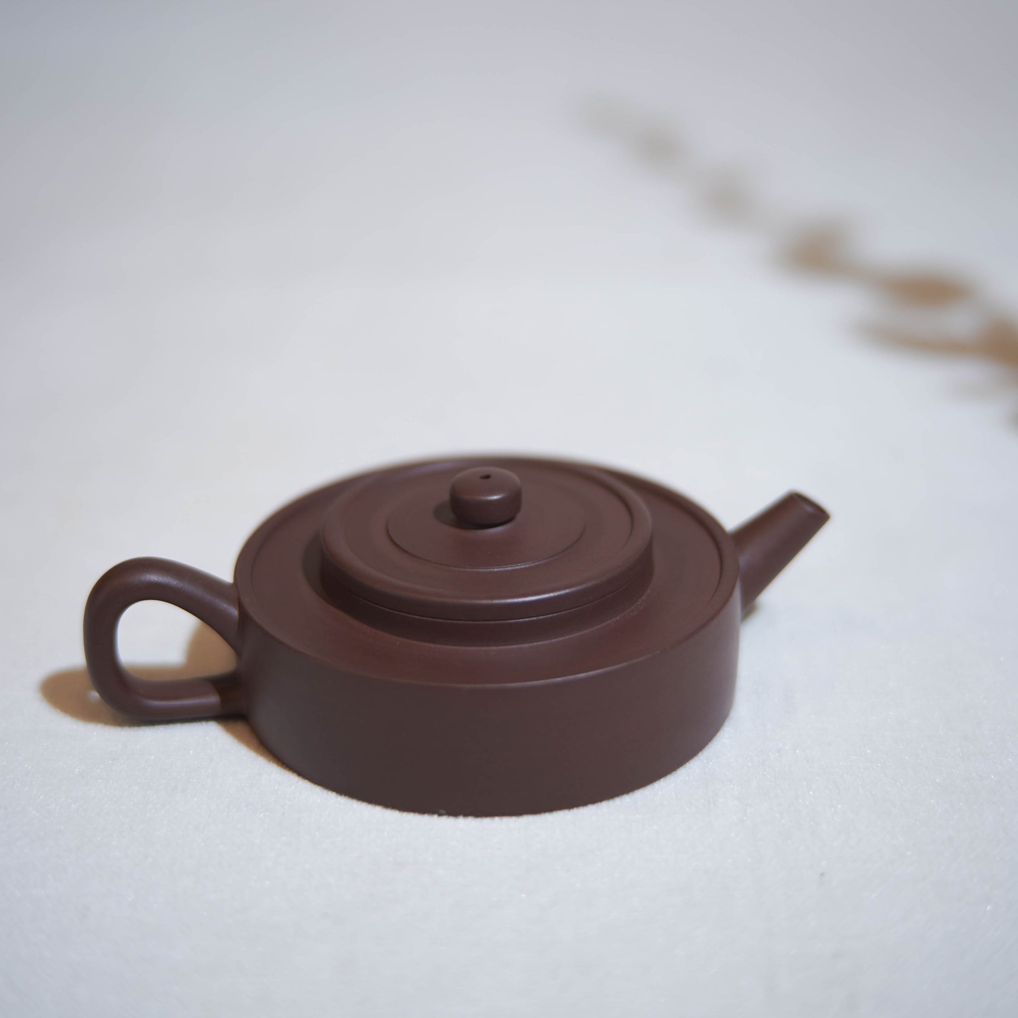 *New Product* [Ming Style Zhoupan] Fully Handmade Raw Mineral Purple Clay and Purple Clay Teapot