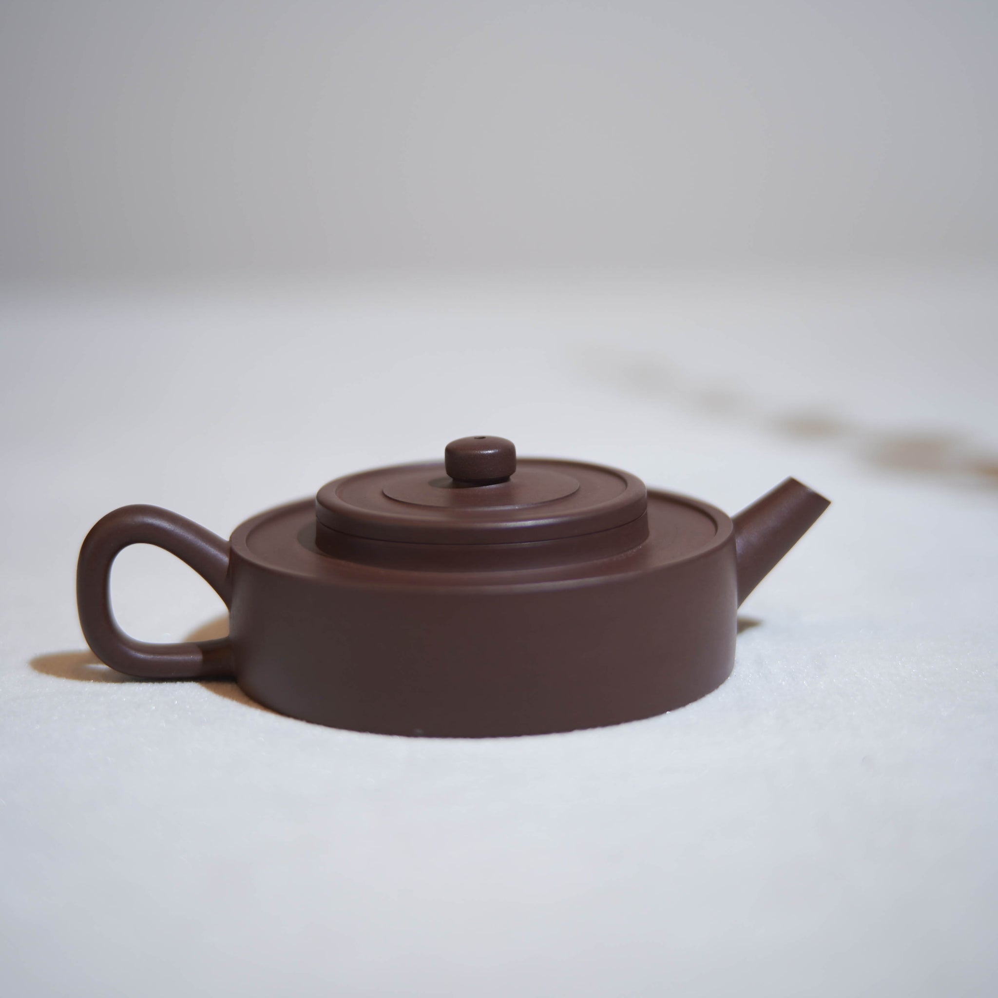 *New Product* [Ming Style Zhoupan] Fully Handmade Raw Mineral Purple Clay and Purple Clay Teapot