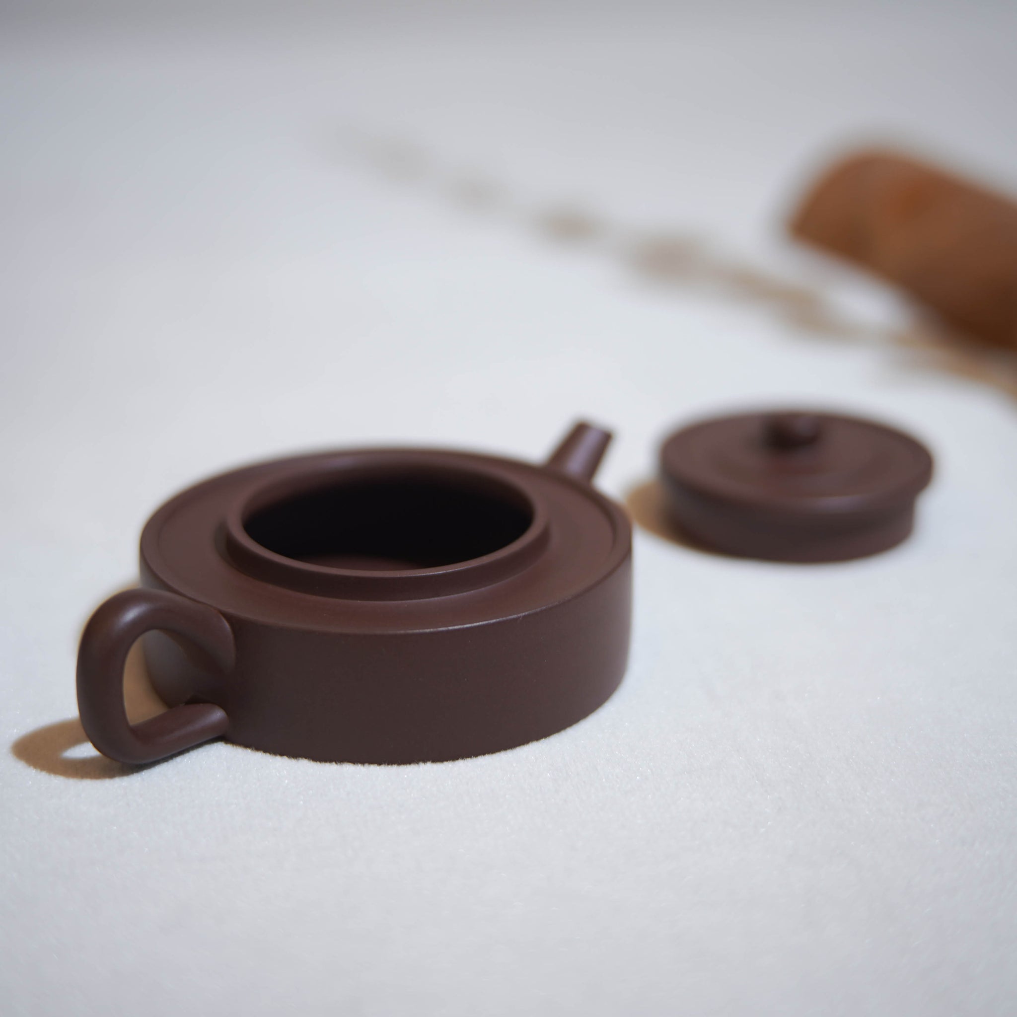 *New Product* [Ming Style Zhoupan] Fully Handmade Raw Mineral Purple Clay and Purple Clay Teapot