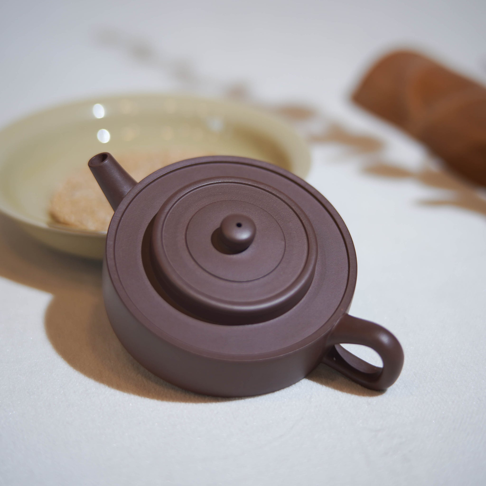 *New Product* [Ming Style Zhoupan] Fully Handmade Raw Mineral Purple Clay and Purple Clay Teapot